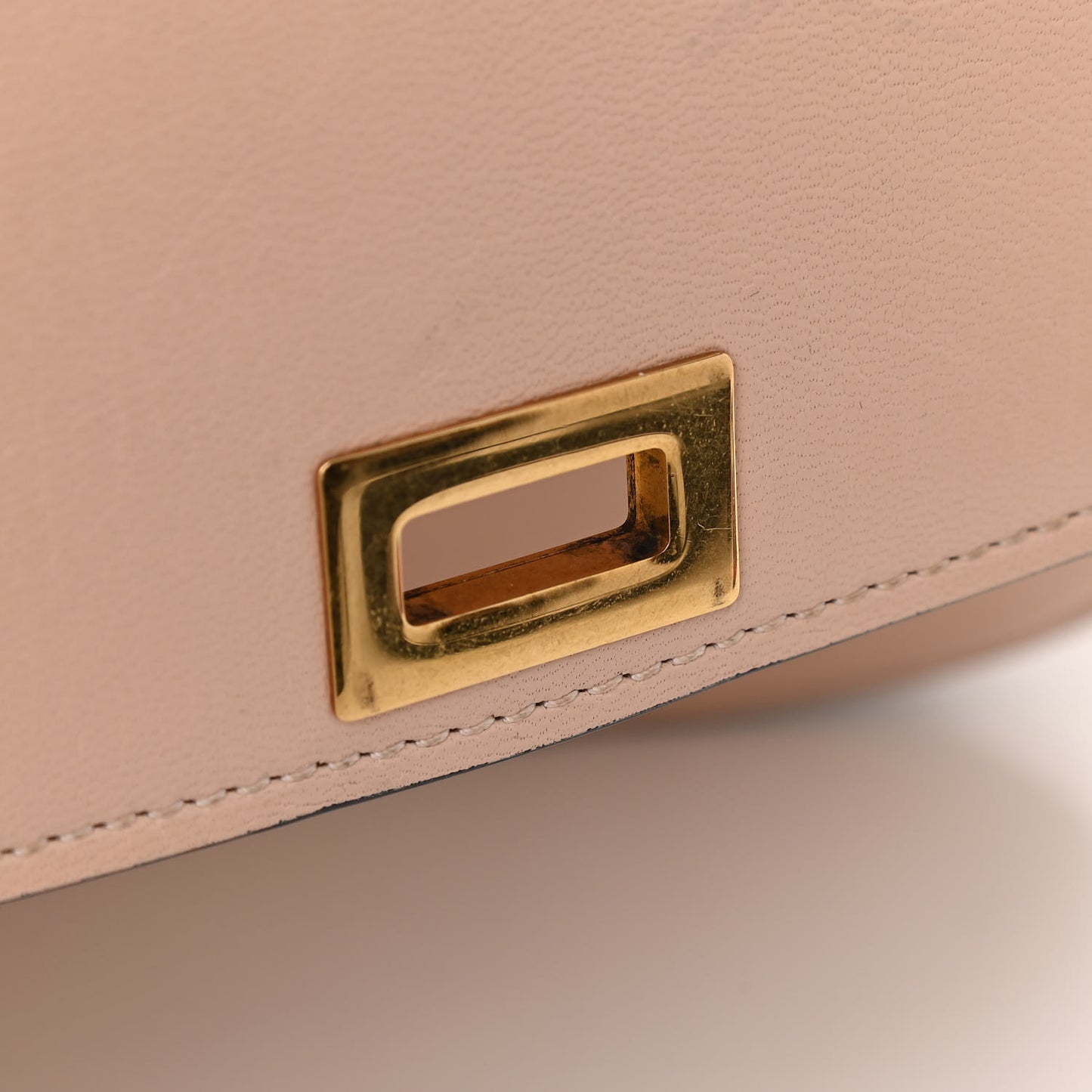 Shiny Goatskin Medium Classic Box Flap Bag Blush