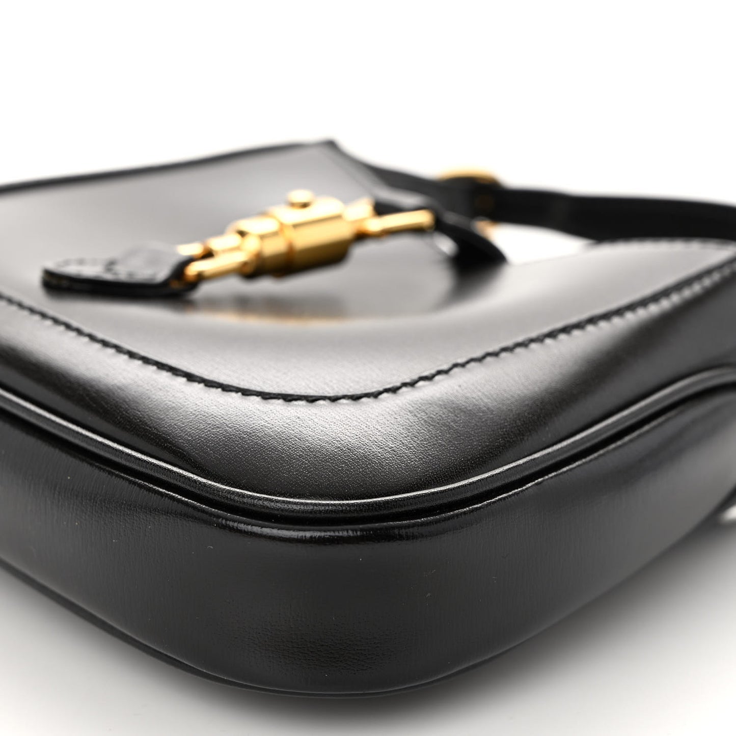 Boarded Dyana Lux Calfskin Mini Jackie 1961 Hobo Black
