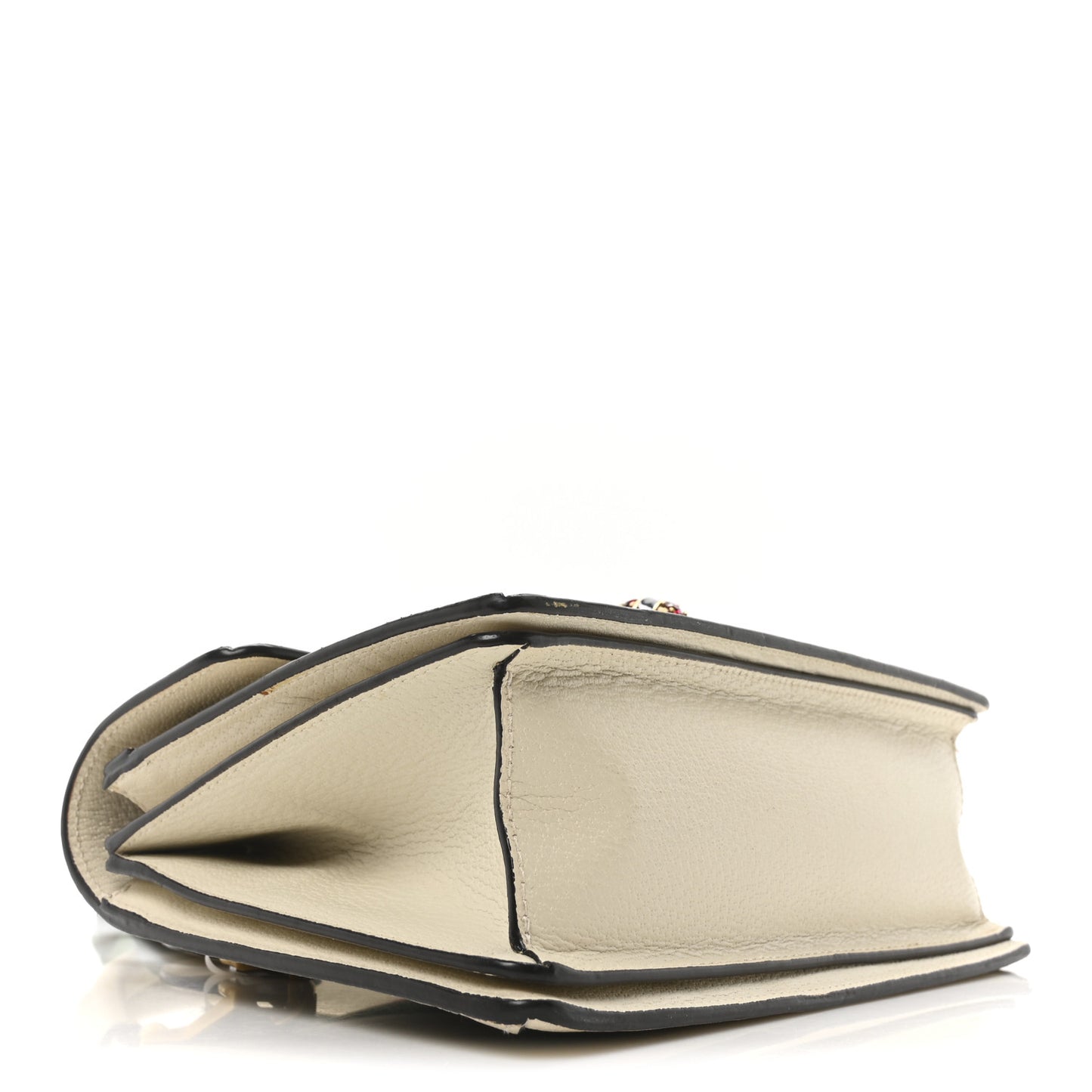 GG Supreme Monogram Small Queen Margaret Top Handle Bag White