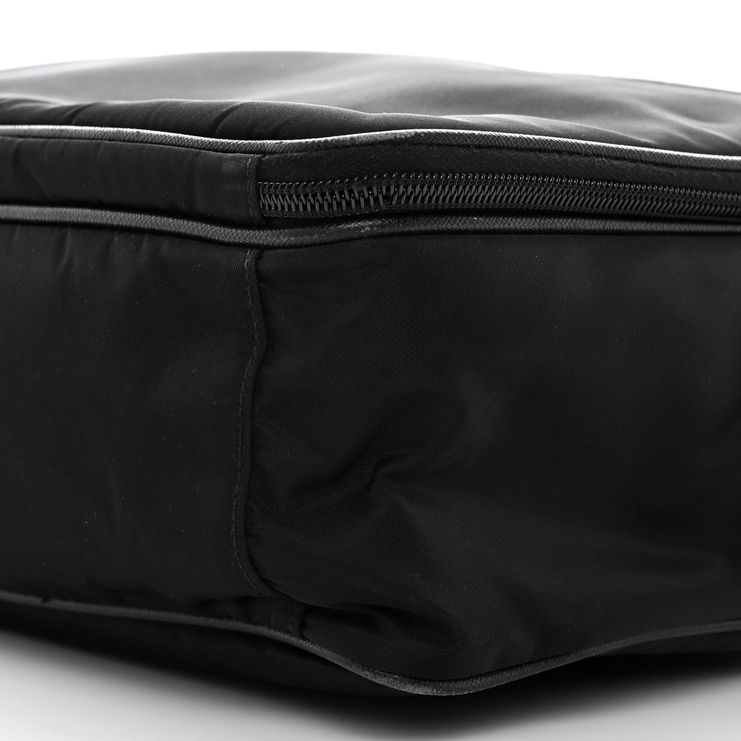 Tessuto Nylon Saffiano Briefcase Black