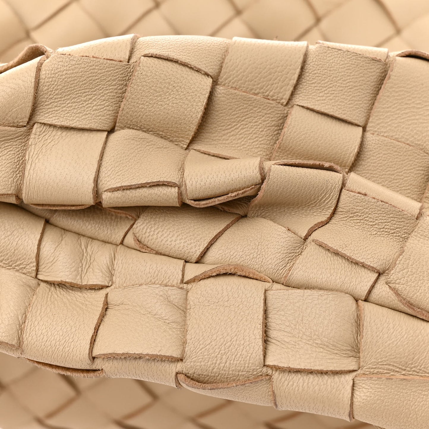 Nappa Intrecciato Teen Jodie Hobo Porridge