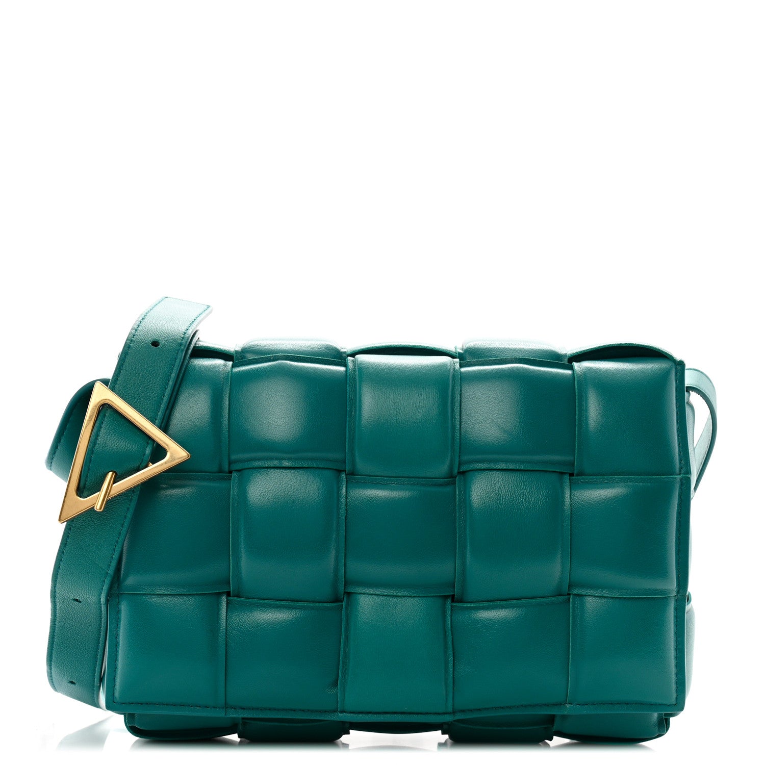 Bottega Veneta Nappa Maxi Intreccio Padded Cassette Crossbody Bag Mallard 1 of 13