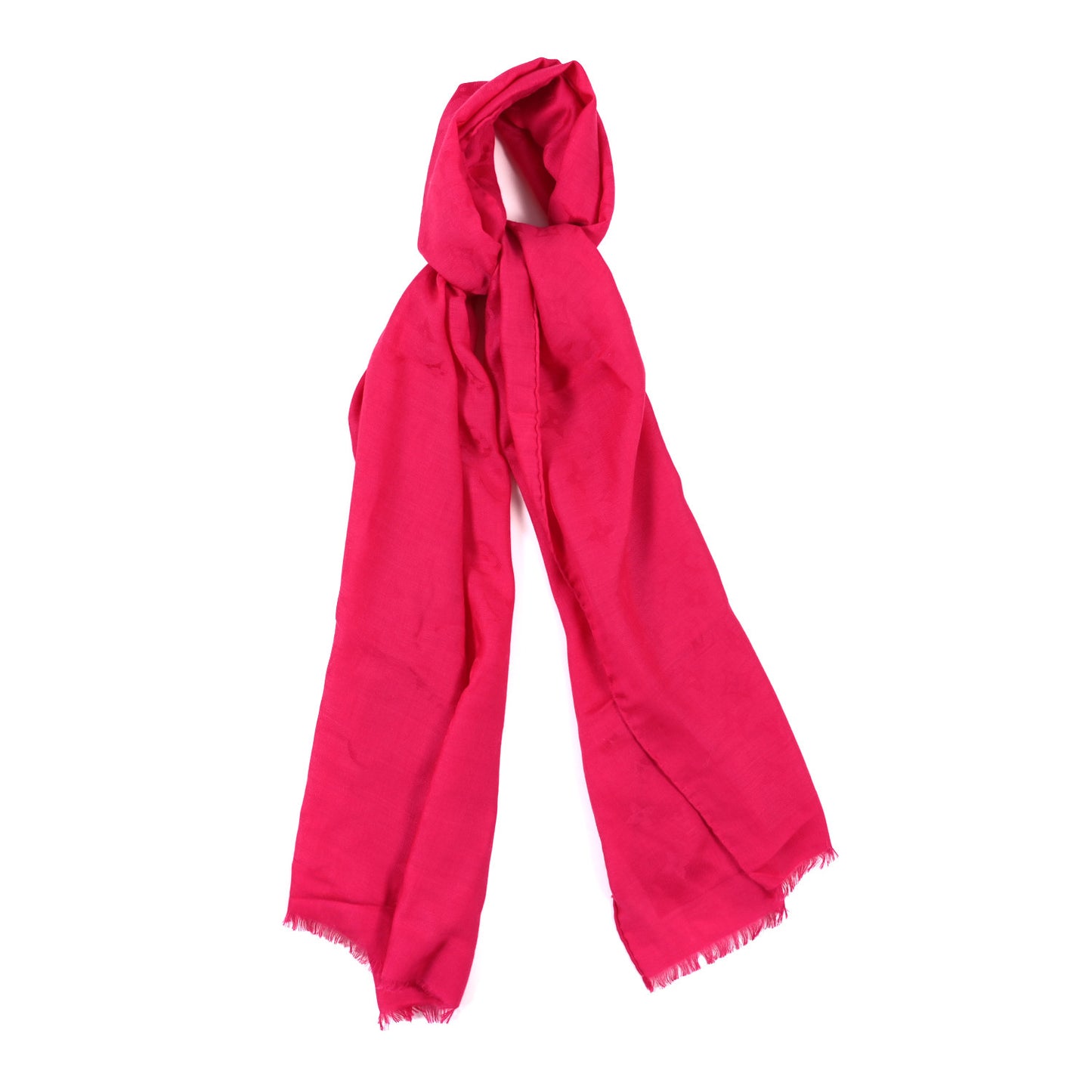 Cashmere Wool Silk Monogram My Everything Shawl Pink