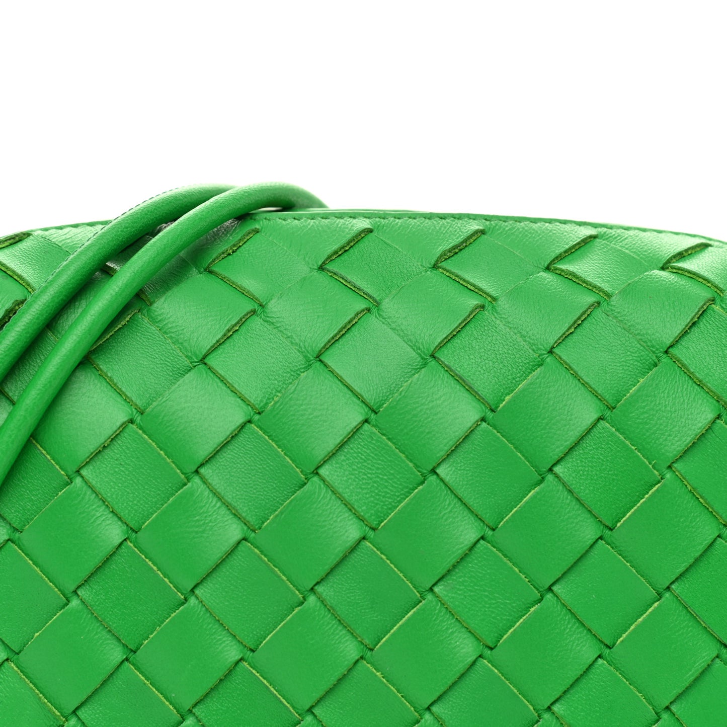 Nappa Intrecciato Mini Loop Camera Bag Parakeet