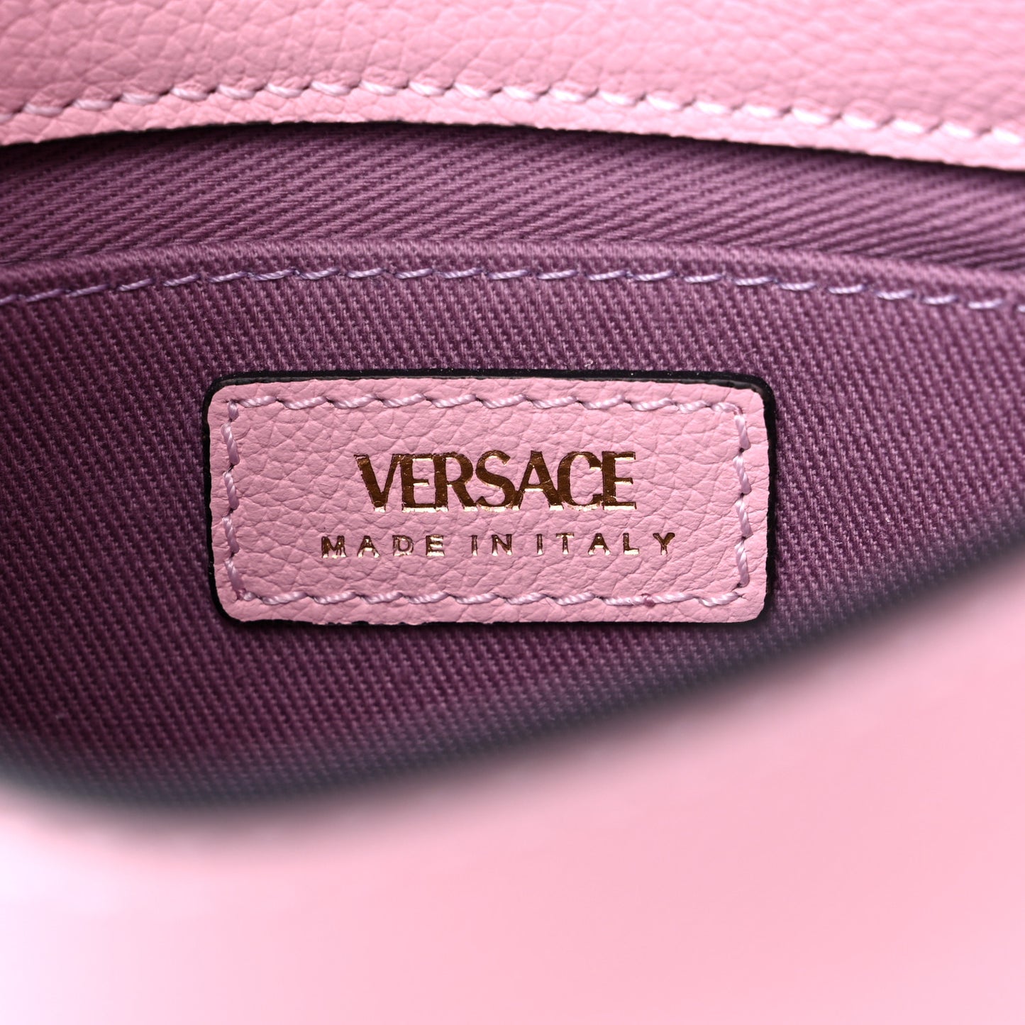 Calfskin Whipstitch Medusa Mini Hobo English Rose