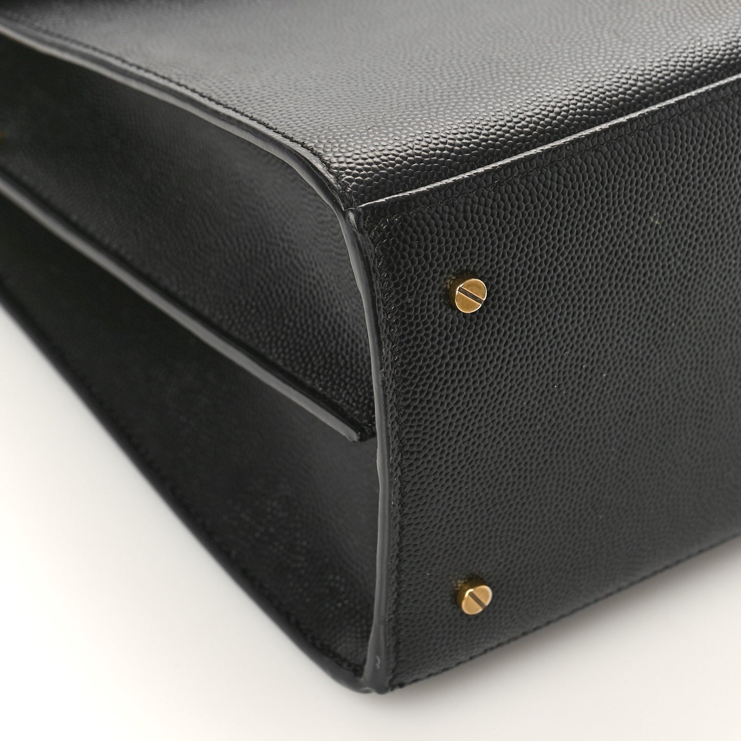 Grain de Poudre Medium Classic Monogram Cassandra Top Handle Black Rouge Legion