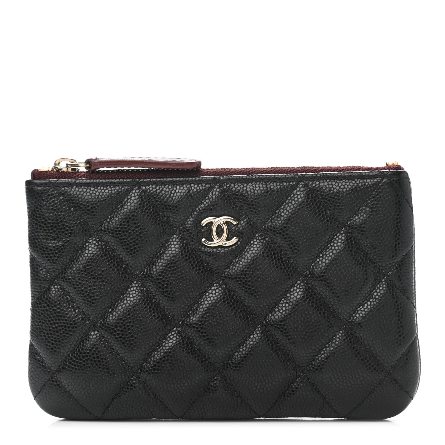 Chanel Caviar Quilted Small Cosmetic Case Black 1 of 8