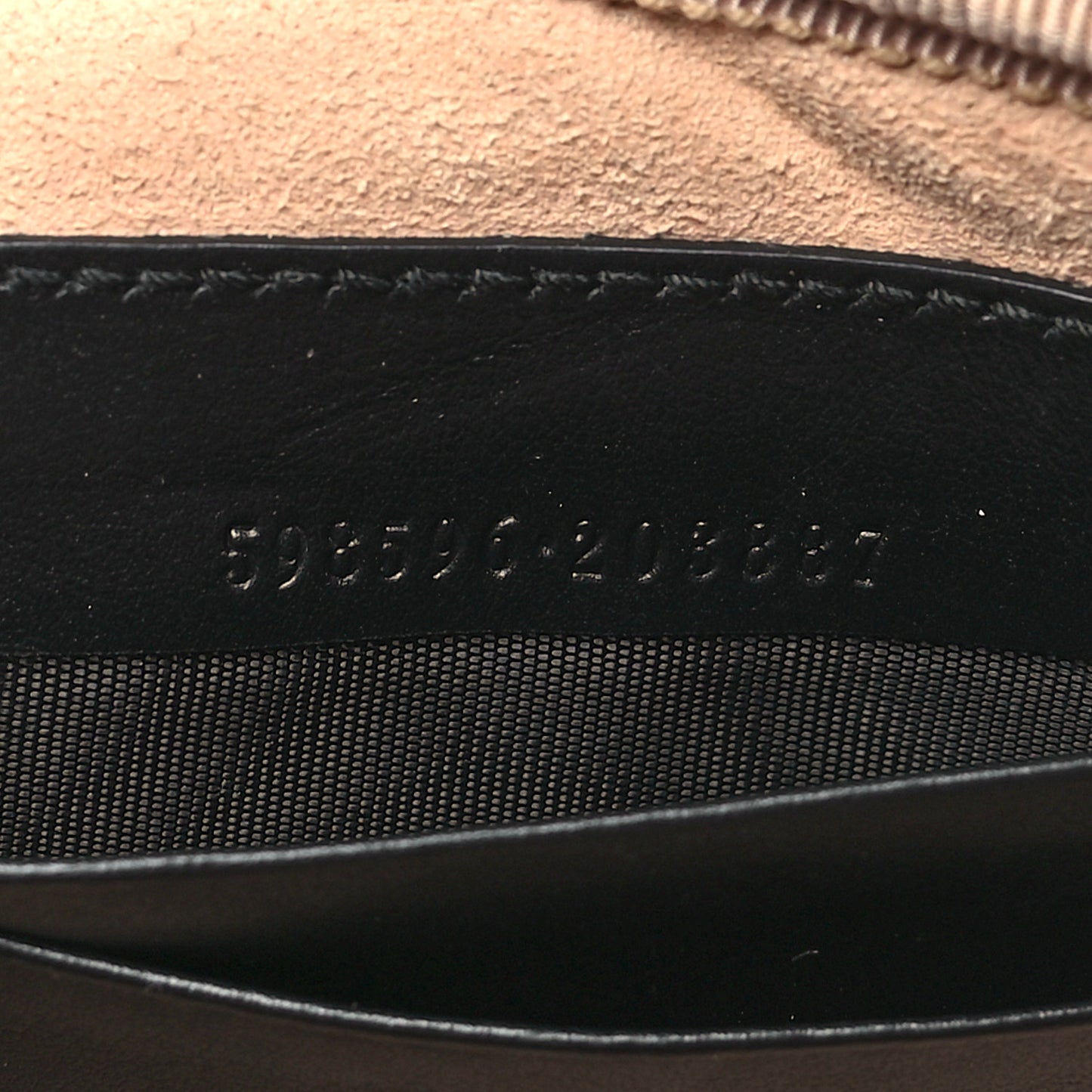 Calfskin Matelasse Mini GG Marmont Chain Crossbody Bag Black