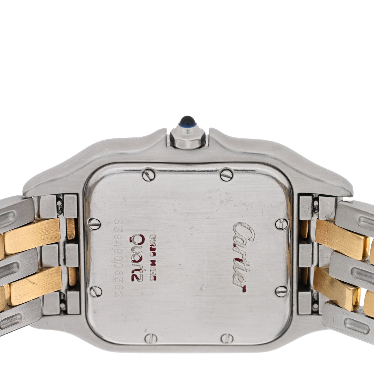 Stainless Steel 18K Yellow Gold 27mm Panthere Quartz Watch