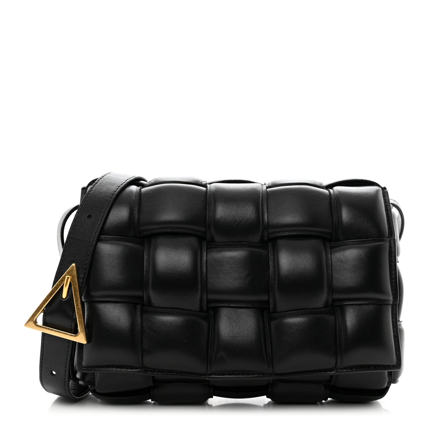 Bottega Veneta Nappa Maxi Intreccio Padded Cassette Crossbody Bag Black 1 of 9
