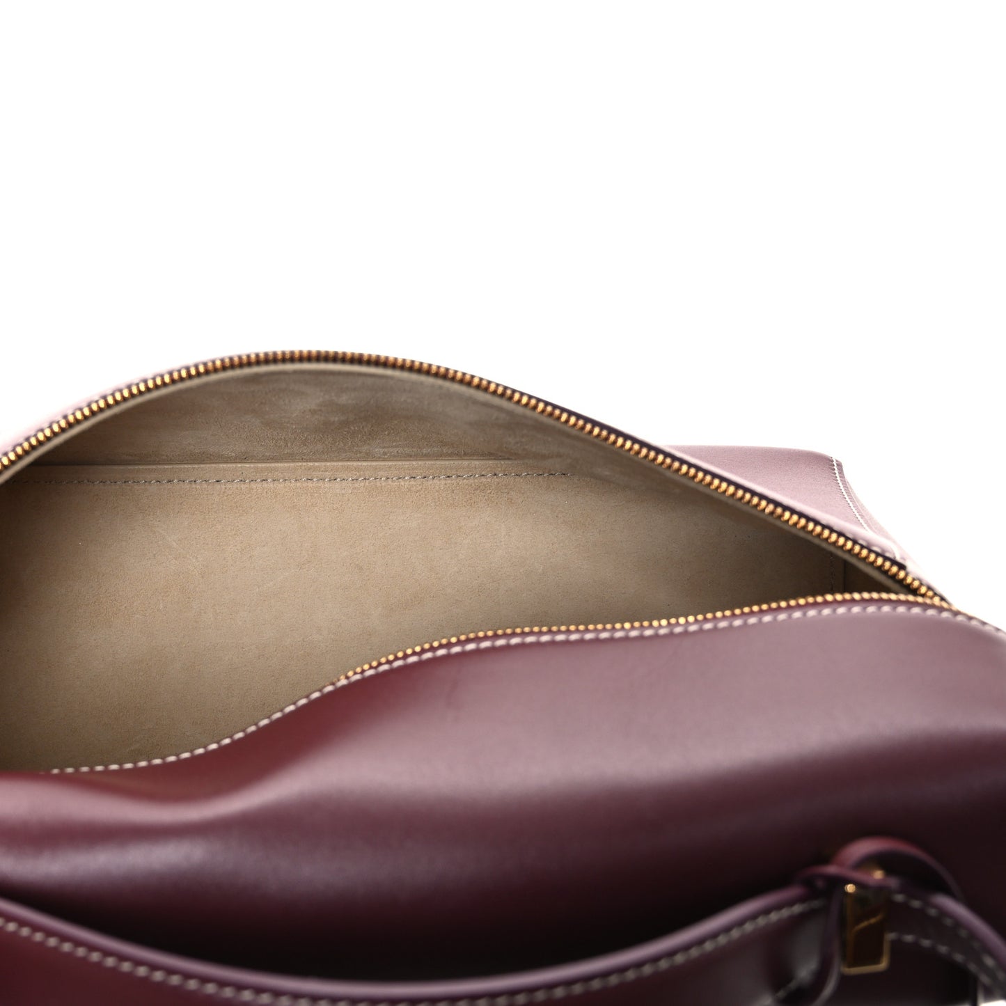 Saddle Calfskin Extra Bag L27 Azuki Beans