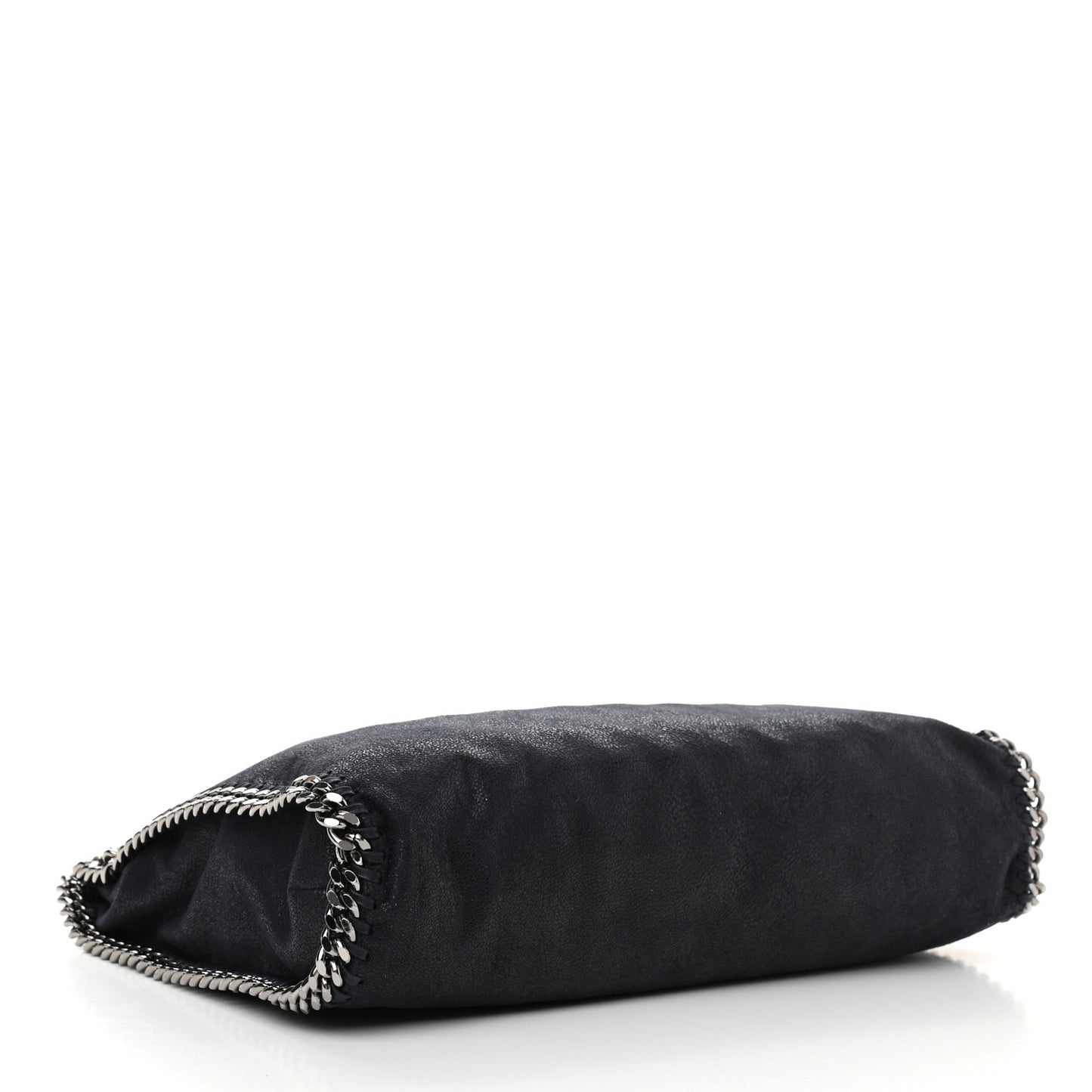 Shaggy Deer Falabella Fold Over Tote Blue