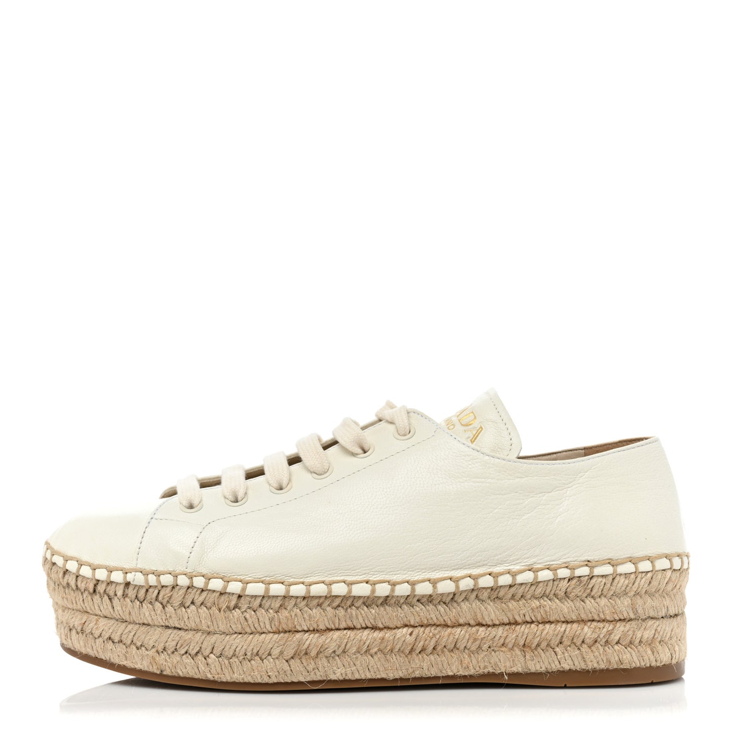 Calfskin Logo Espadrilles 40.5