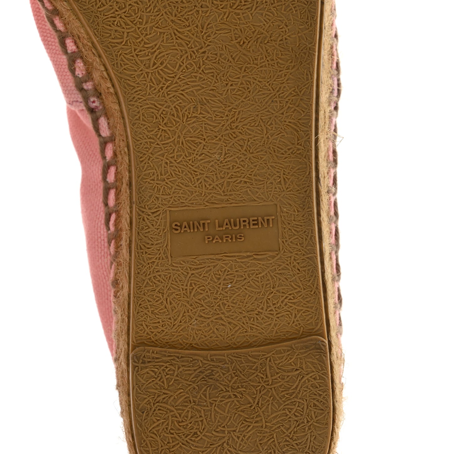 Canvas Elba Light Logo Embroidered Espadrilles 37 Pink