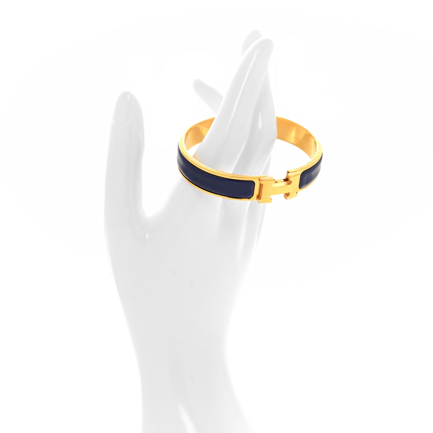 Enamel Narrow Clic Clac H Bracelet GM Iris