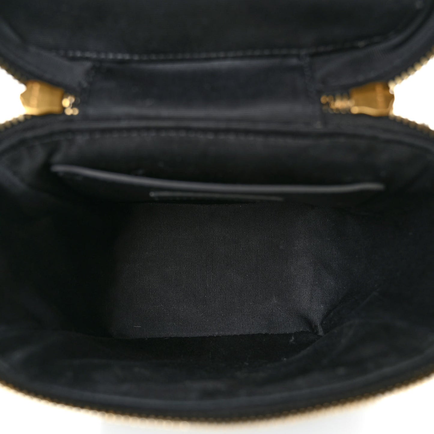 Grain de Poudre Quilted 80's Vanity Bag Black