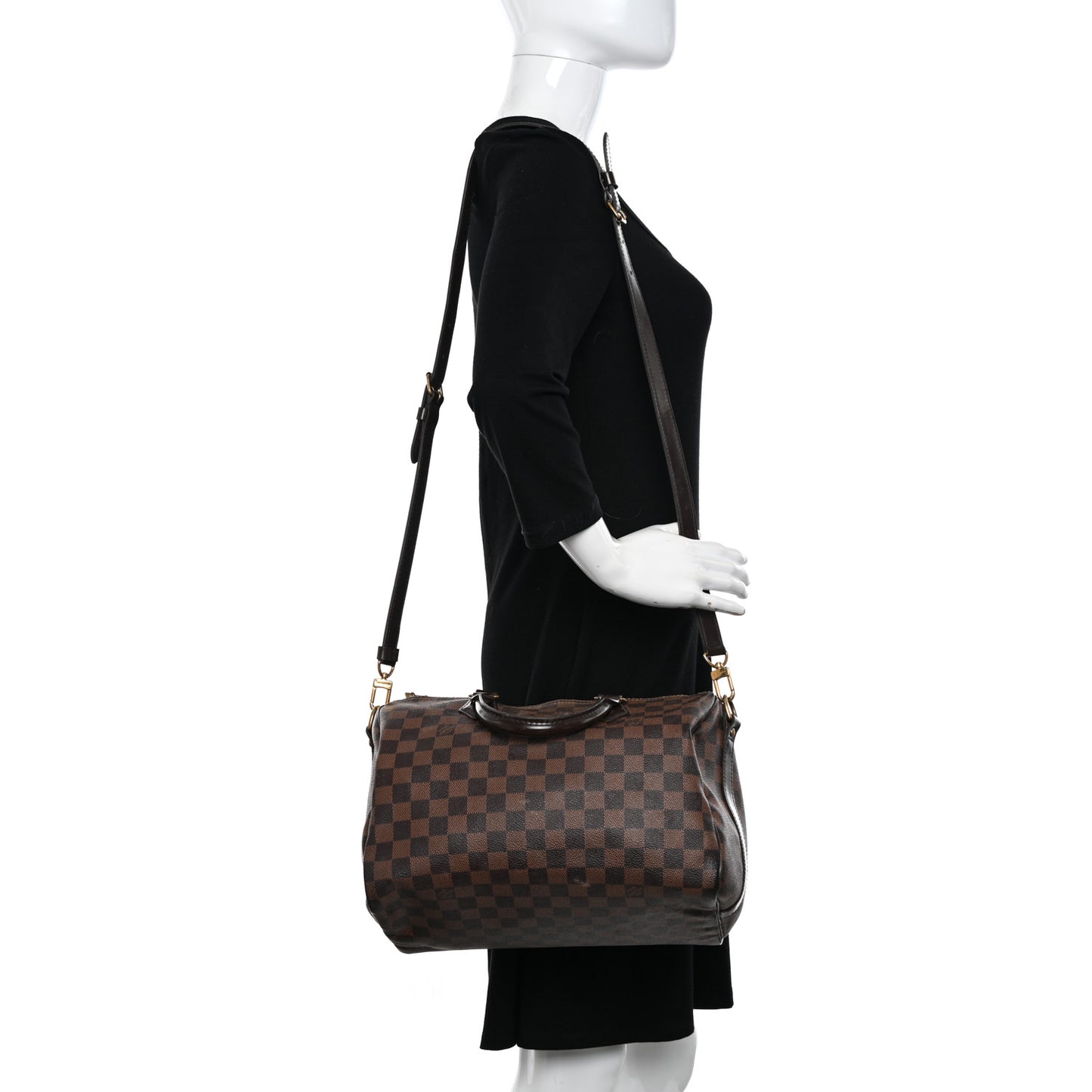 Damier Ebene Speedy Bandouliere 30