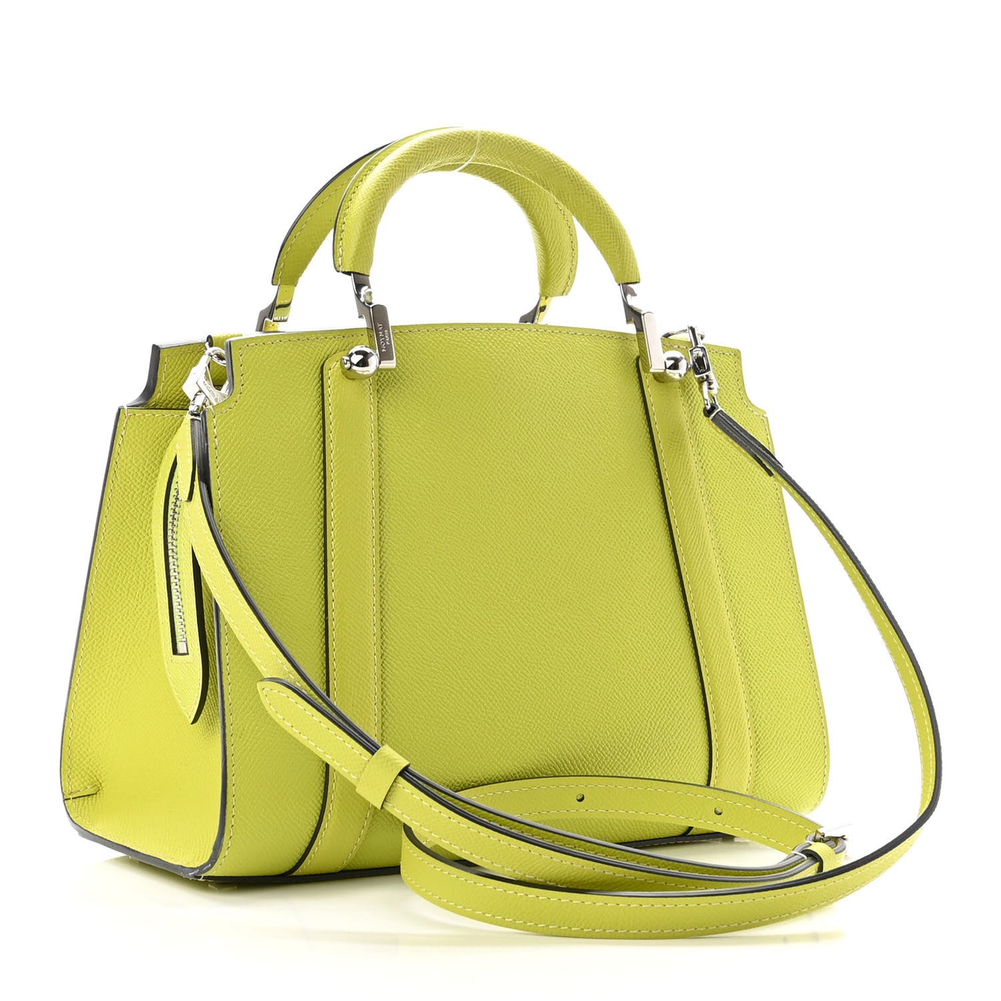 Carat Calfskin Ballerine PM Tote Anis