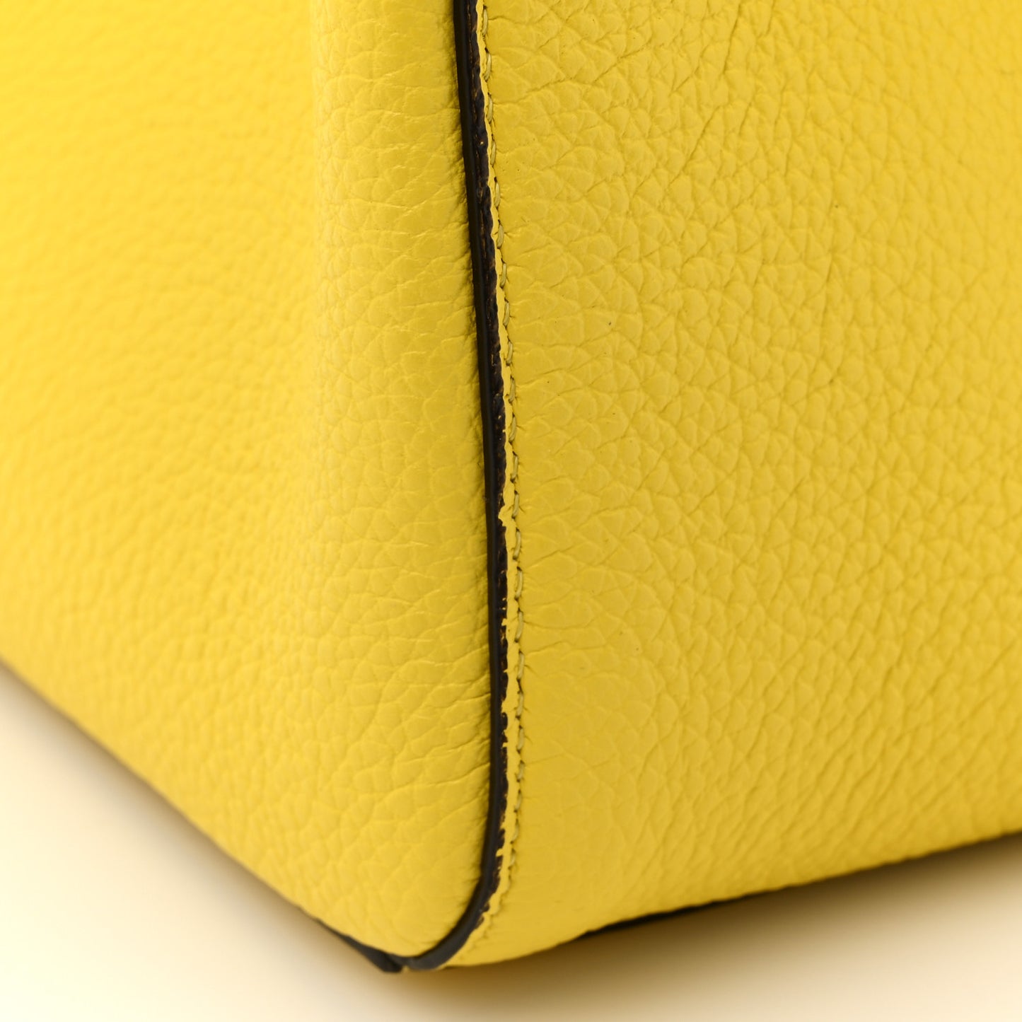 Cuoio Romano Selleria Mini Fendi Origami Yellow