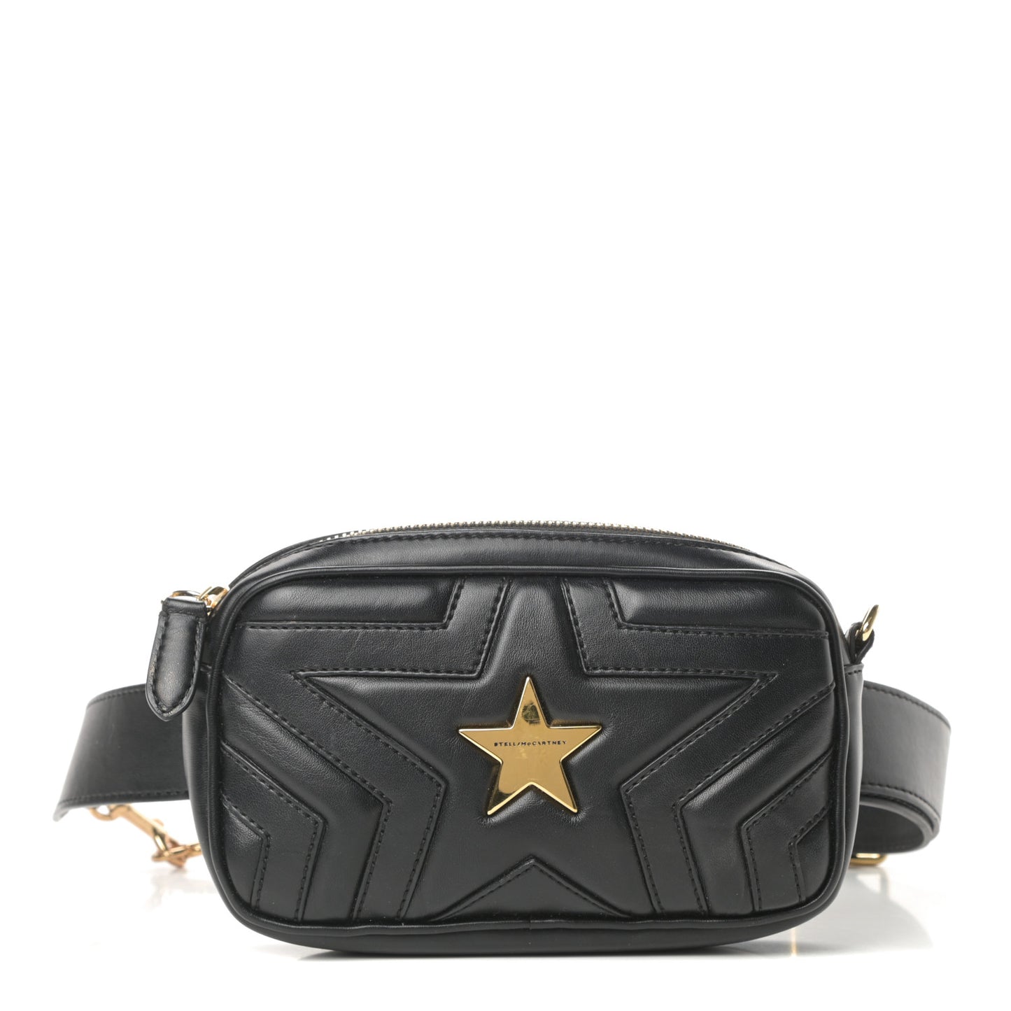 Eco Alter Nappa Star Patch Belt Bag Black