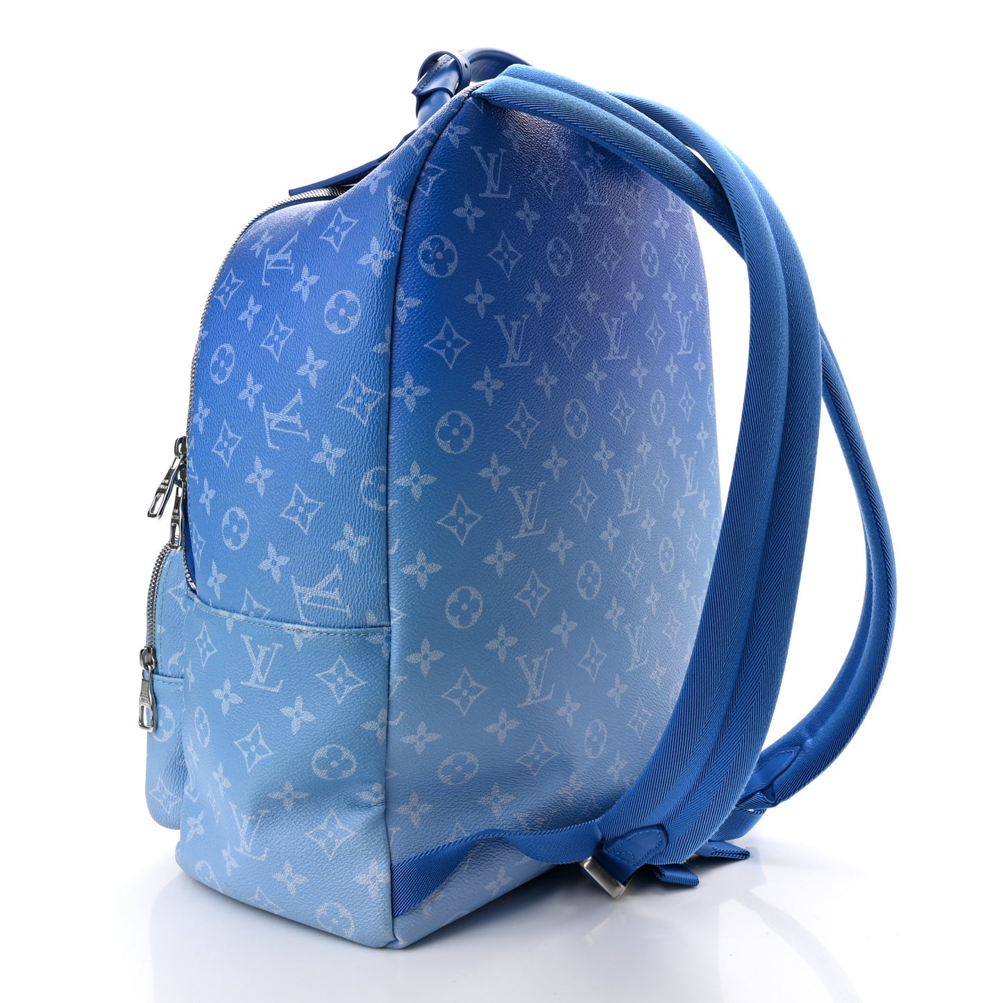 Monogram Clouds Multipockets Backpack Blue
