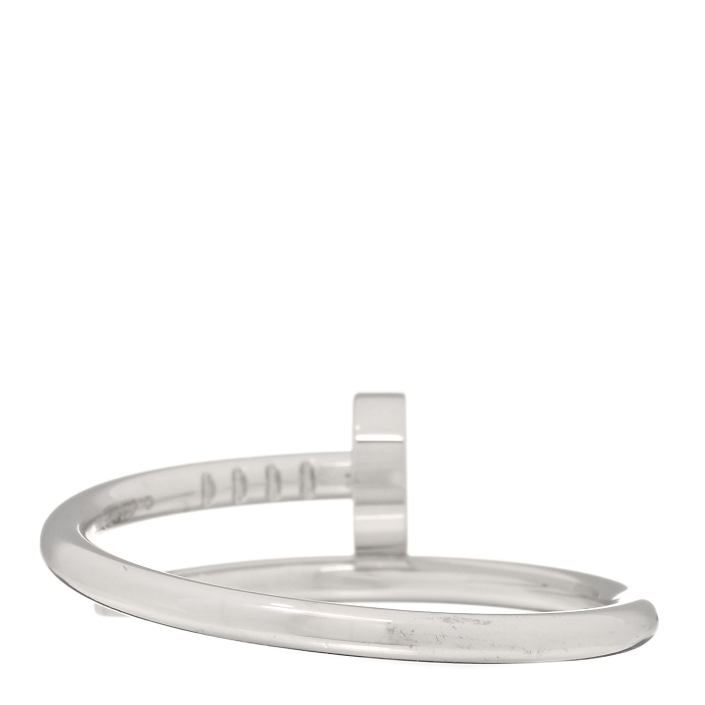 18K White Gold Small Juste Un Clou Ring 56 7.5