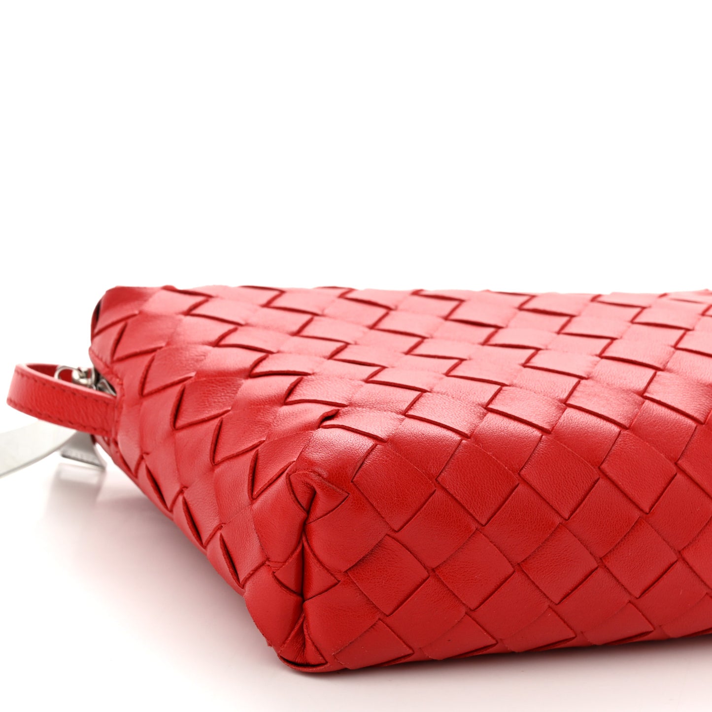 Nappa Intrecciato Small Camera Bag Red
