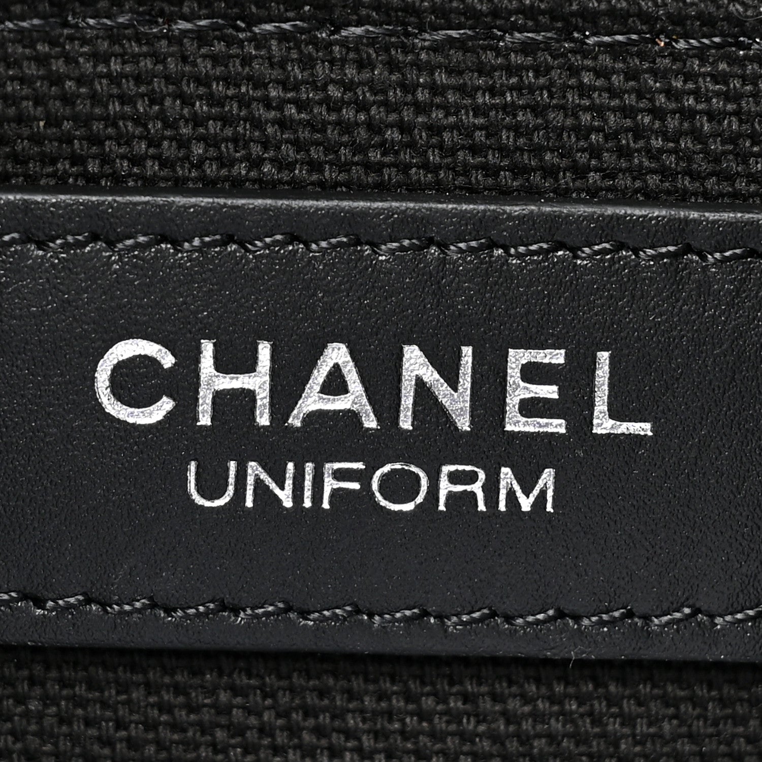 Chanel Calfskin Quilted CC Uniform Flap Belt Bag Black 7 of 10
