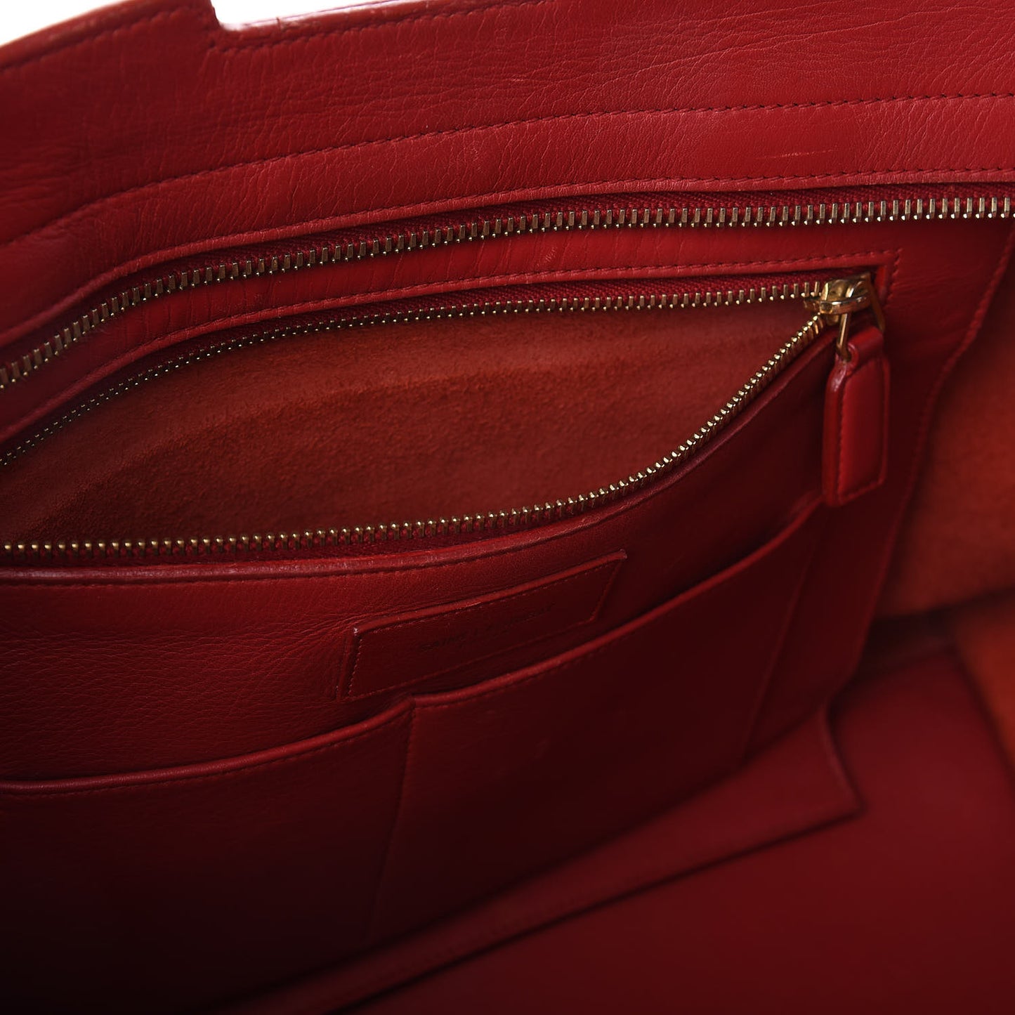 Calfskin Medium Classic Y Cabas Red