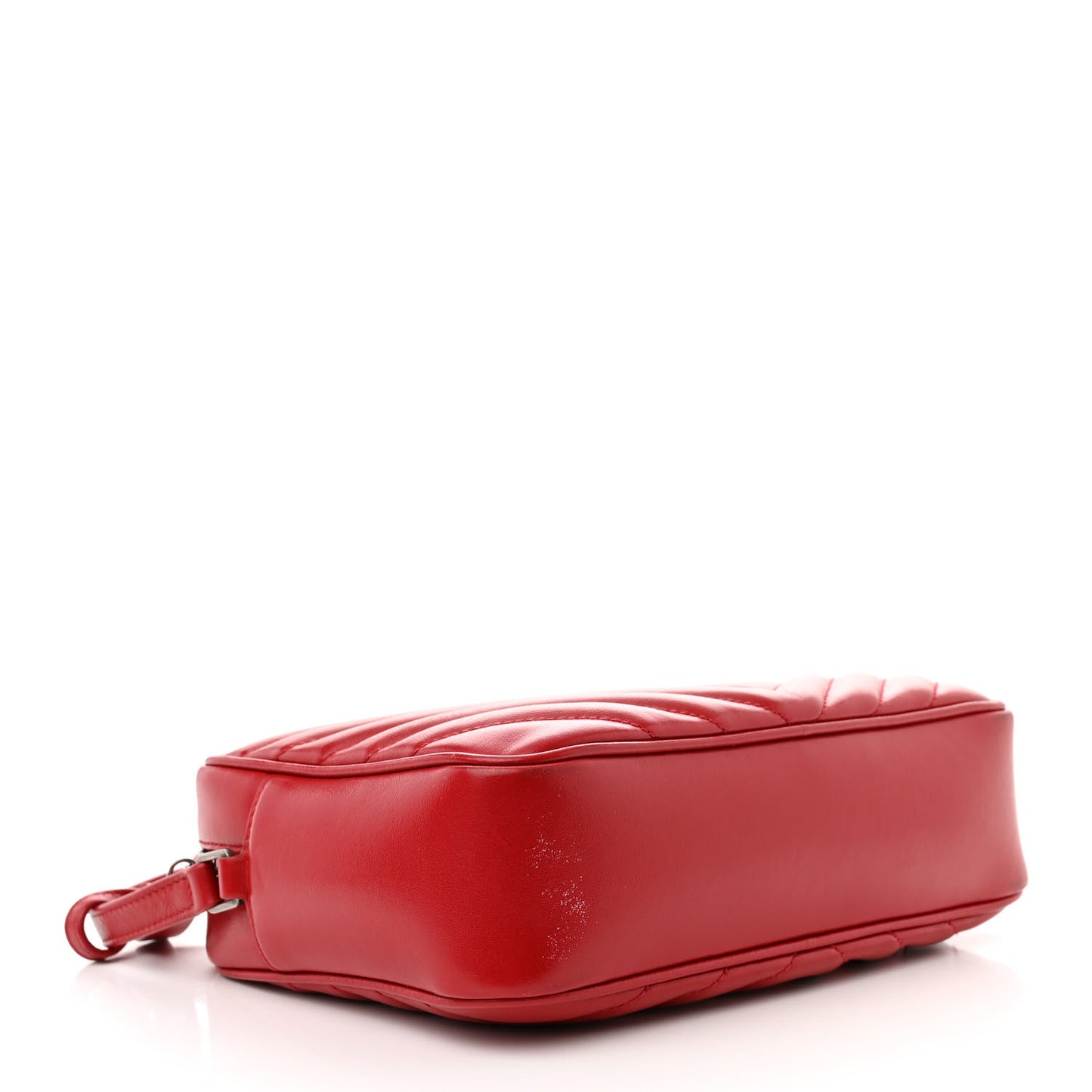 Calfskin Matelasse Monogram Lou Camera Bag Red