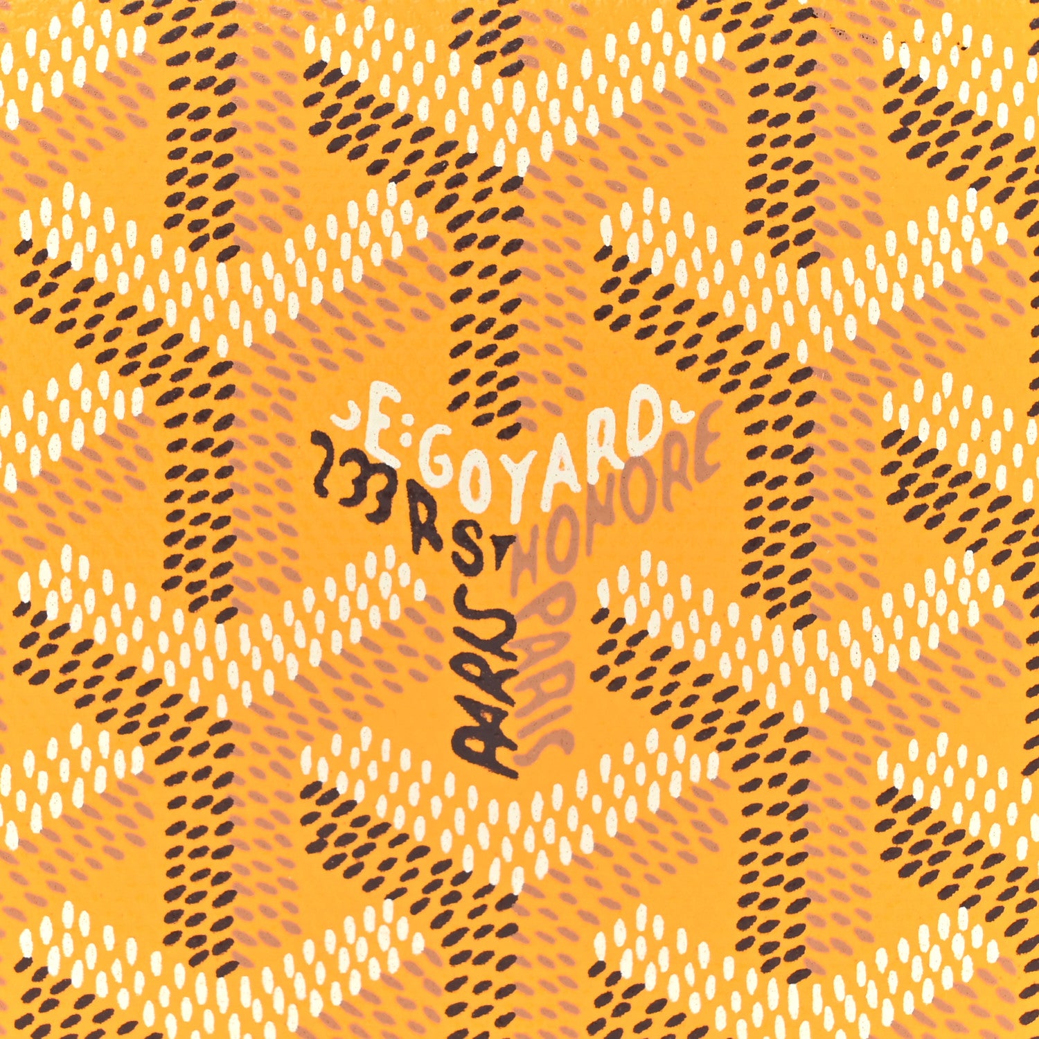 Goyard Goyardine Plumet Wallet Clutch Yellow 7 of 9