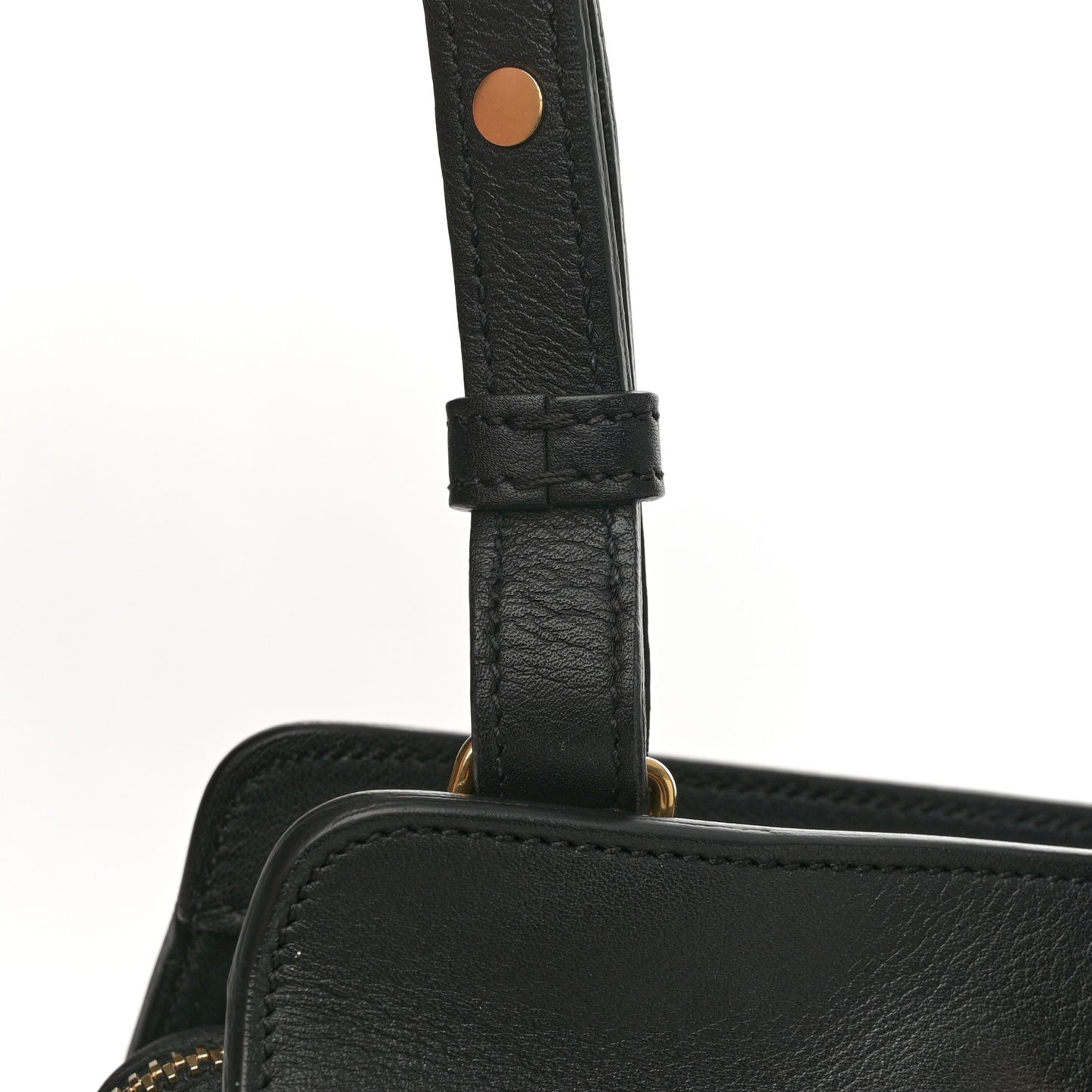 Calfskin Small Classic Y Cabas Black