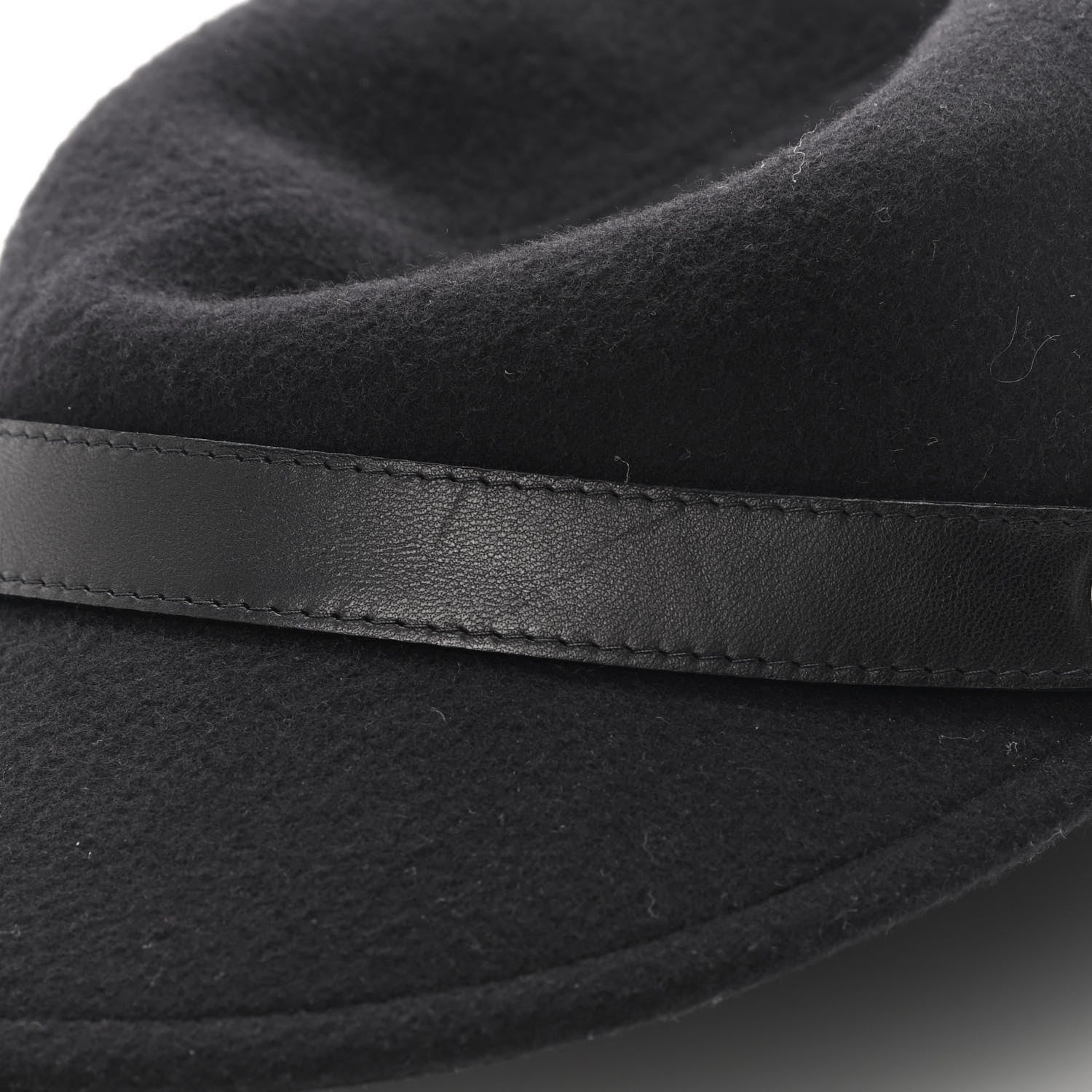 Hermes Cashmere Lambskin Cap 56 Black 8 of 9