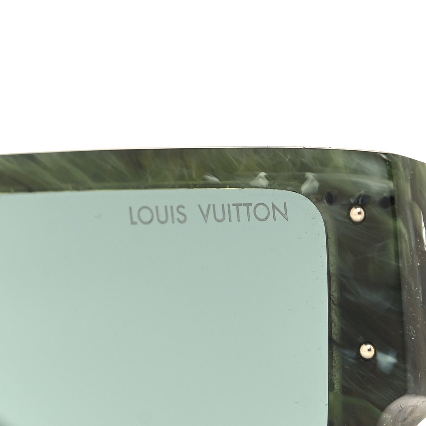 Acetate Marble Effect Swarovski Cyclone Sunglasses Z1552W Green