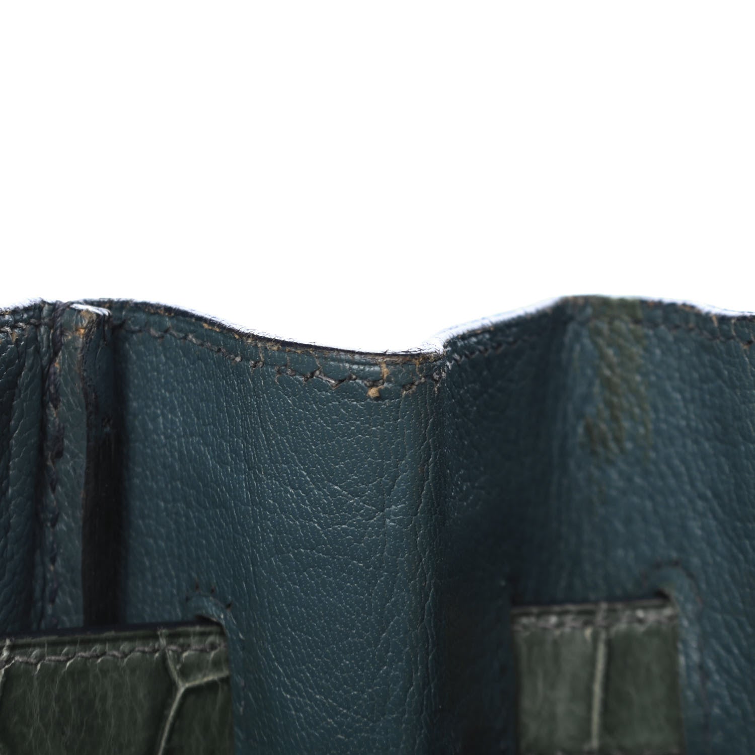 Hermes Matte Porosus Crocodile Birkin 35 31 of 35