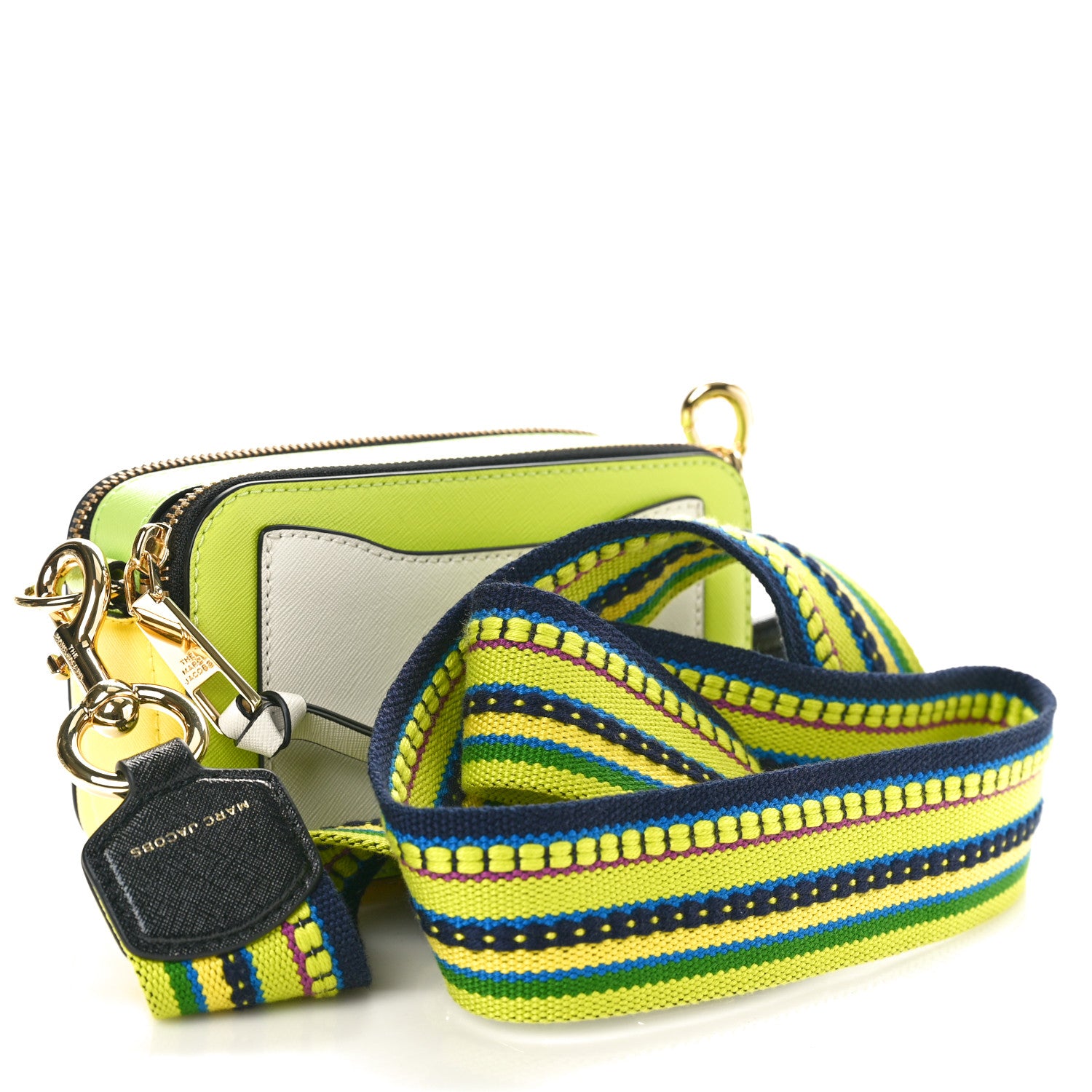 Marc Jacobs Saffiano Small Snapshot Camera Bag Evening Primrose Multicolor 3 of 10