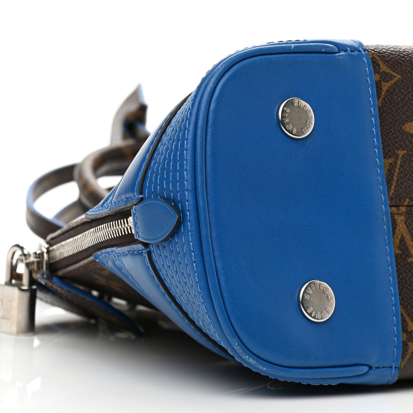 Monogram Shine Alma PM Blue Royal