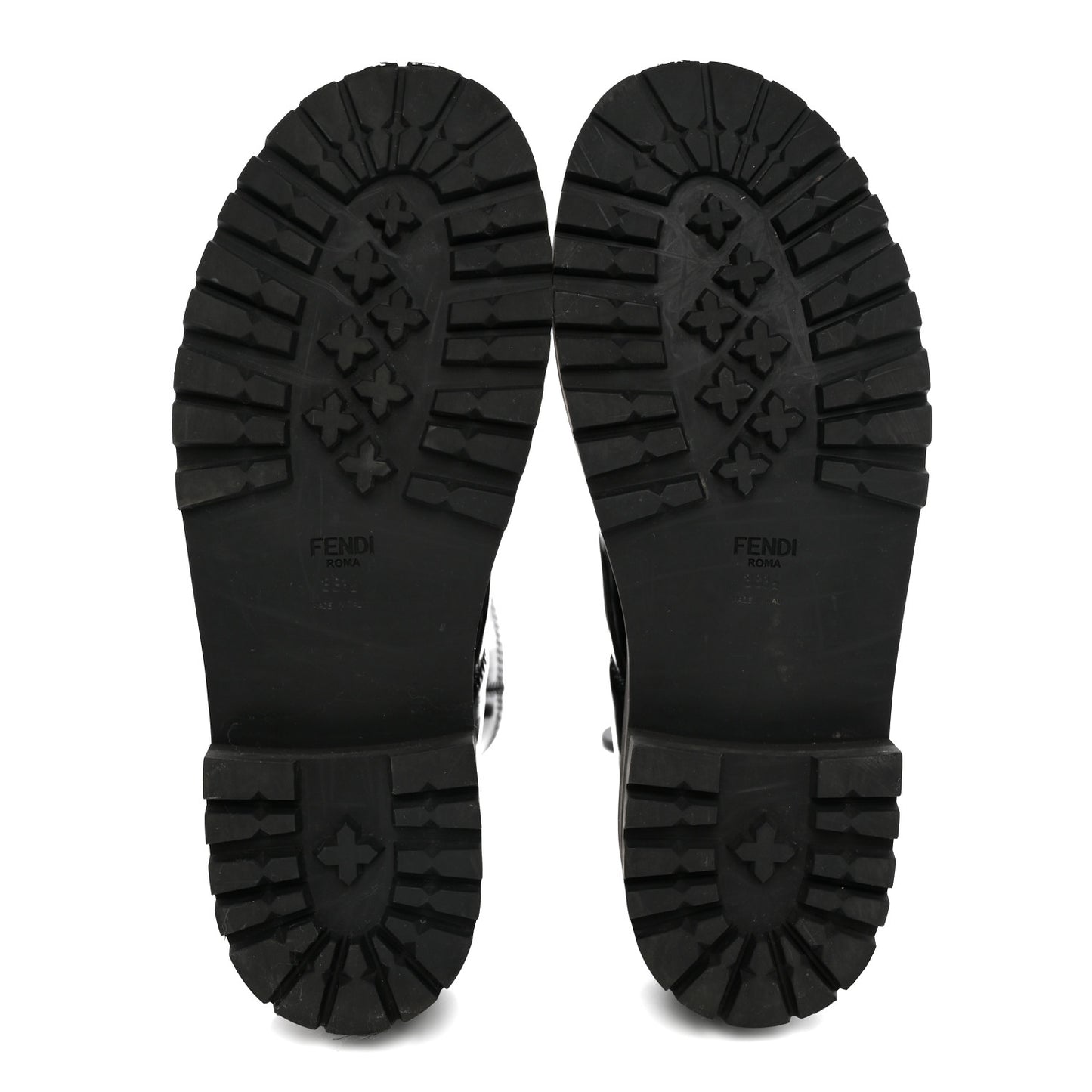 Patent Neoprene Combat Boots 38.5 Black