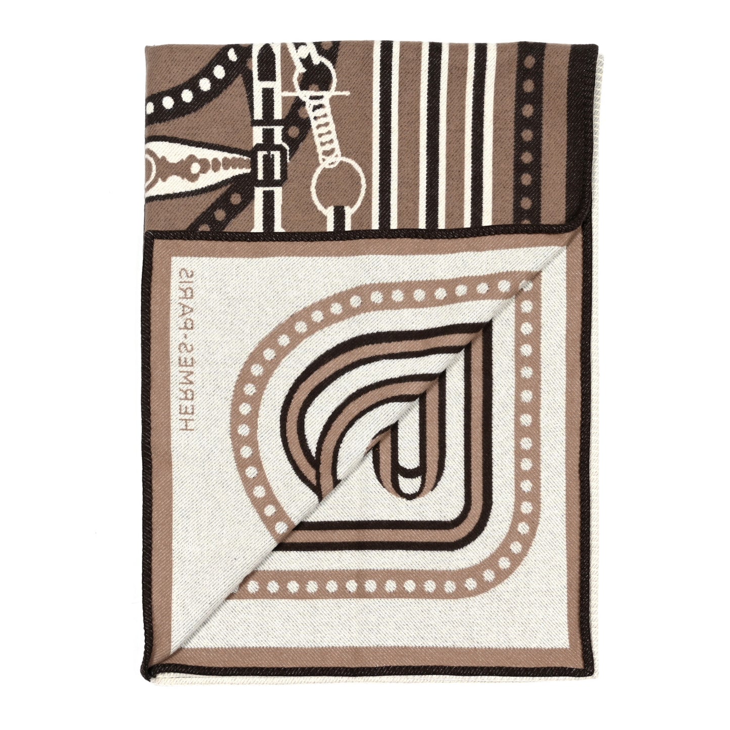 Wool Cashmere Grand Tralala Blanket Etoupe