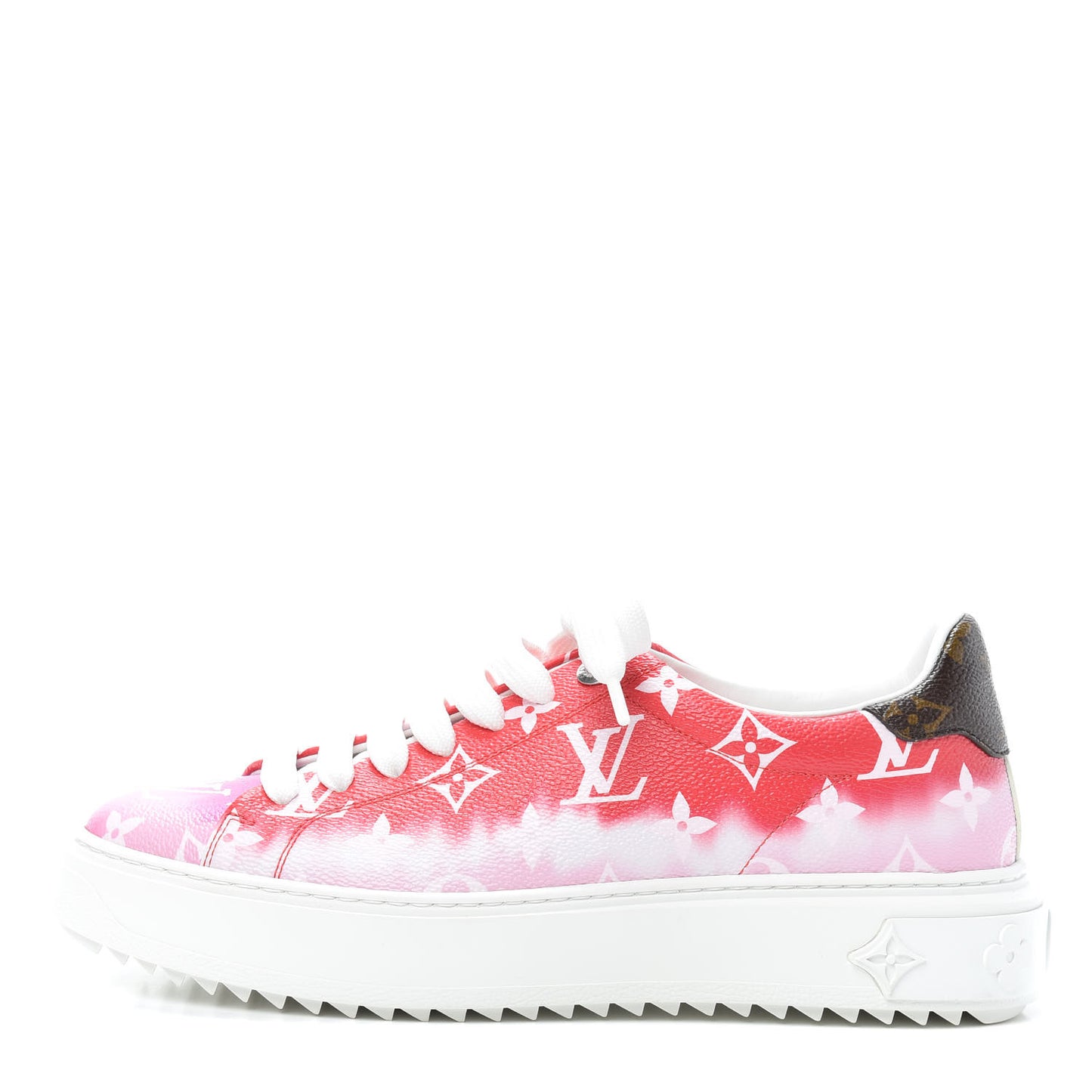 Monogram Escale Time Out Sneakers 37.5 Red