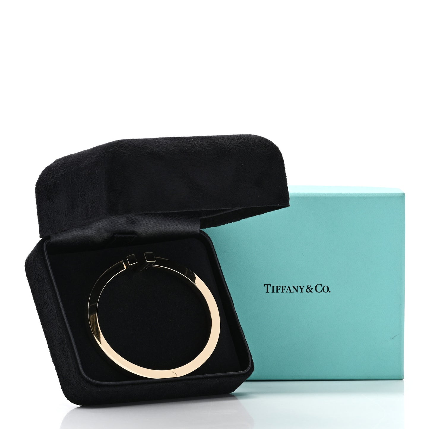18K Yellow Gold T Square Bracelet