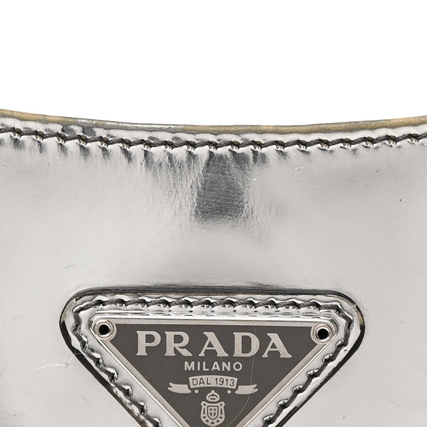 Spazzolato Cleo Shoulder Bag Argento
