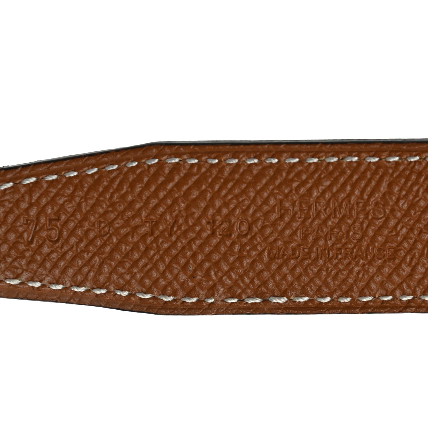 Hermes Swift Epsom 24mm Mini Constance H Belt 75 Black Gold 3 of 6