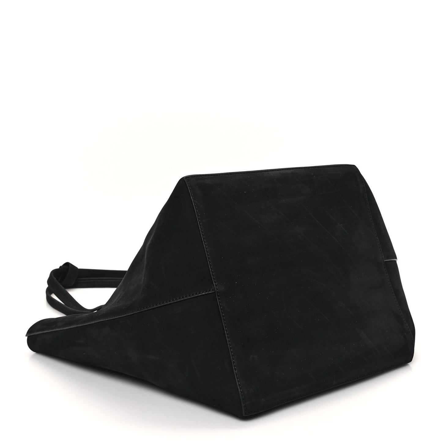 Suede Park Tote Three Black