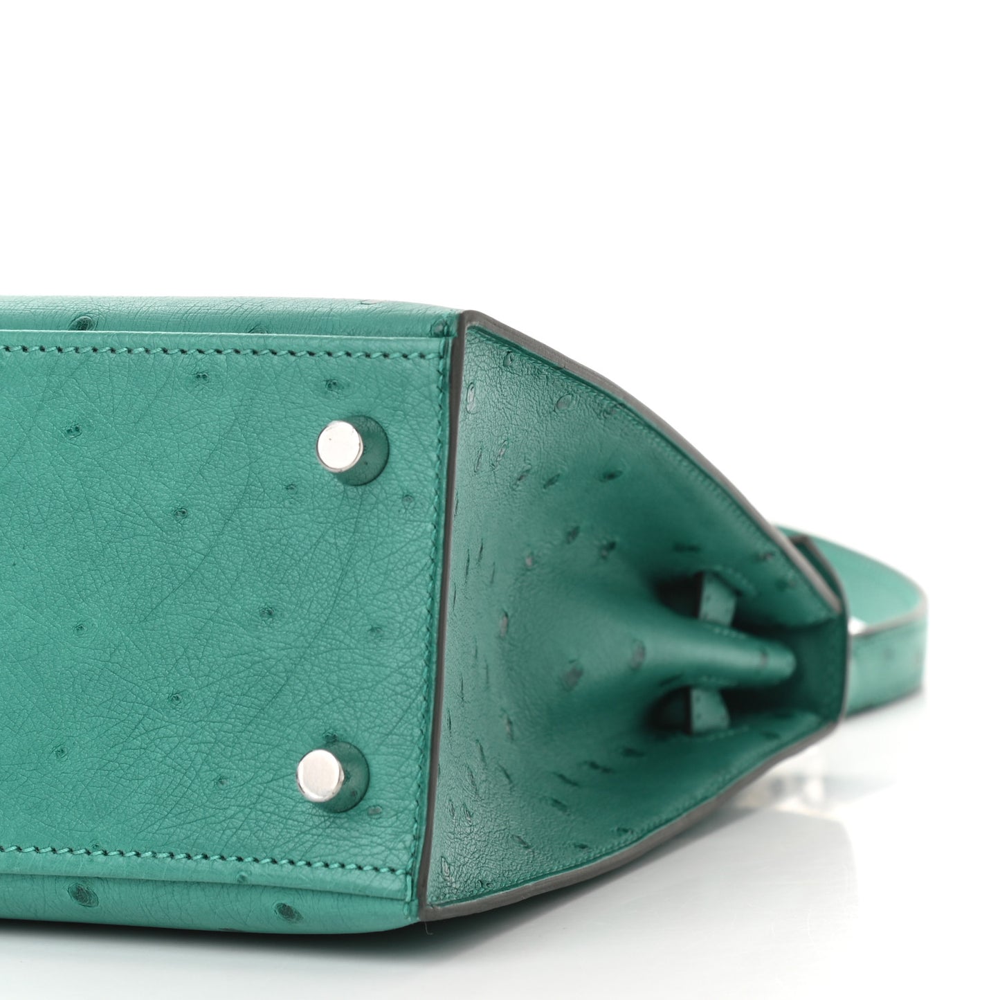 Ostrich Kelly Sellier 25 Vert Verone