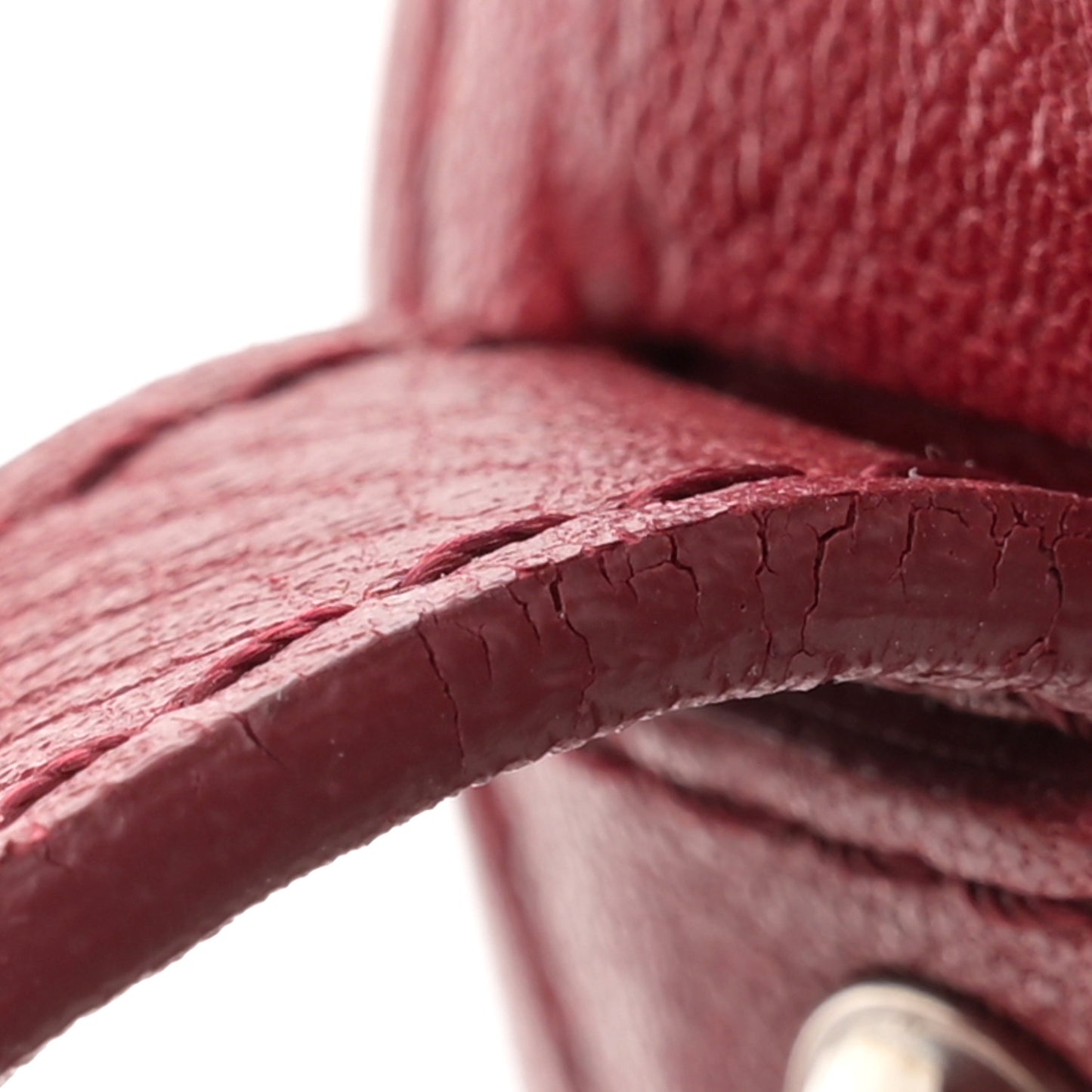 Lambskin Quilted Messenger Bag Red