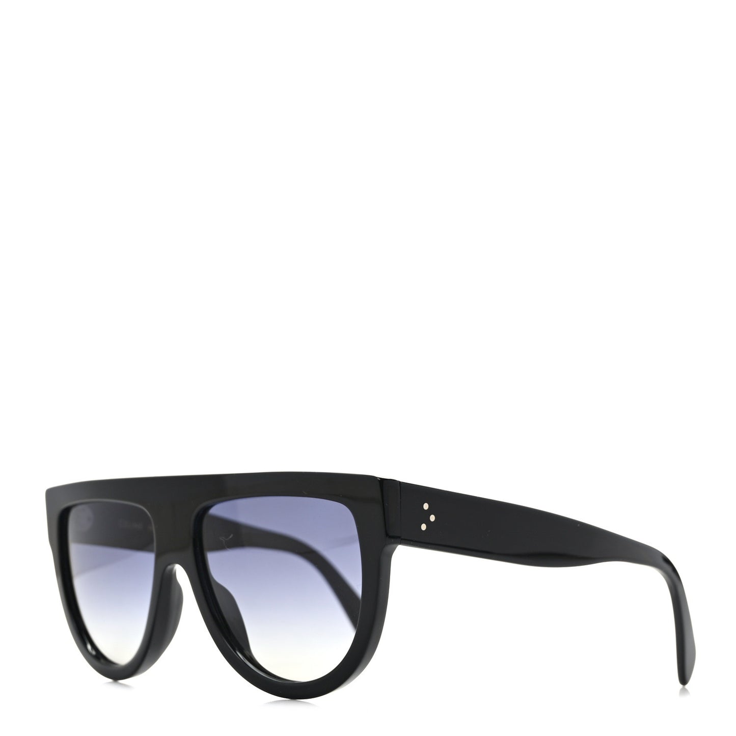 Acetate Polarized Rectangular Sunglasses CL40011N Black