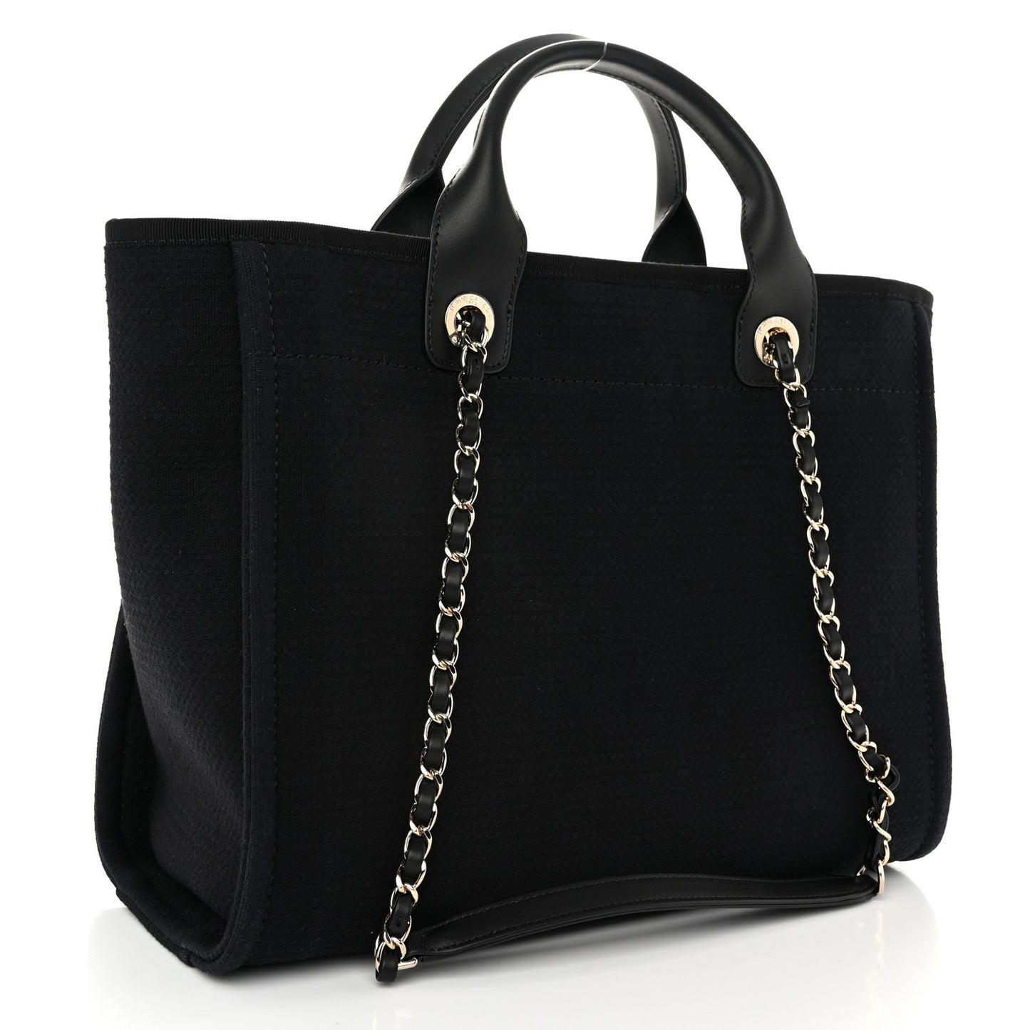 Mixed Fibers Small Deauville Tote Black