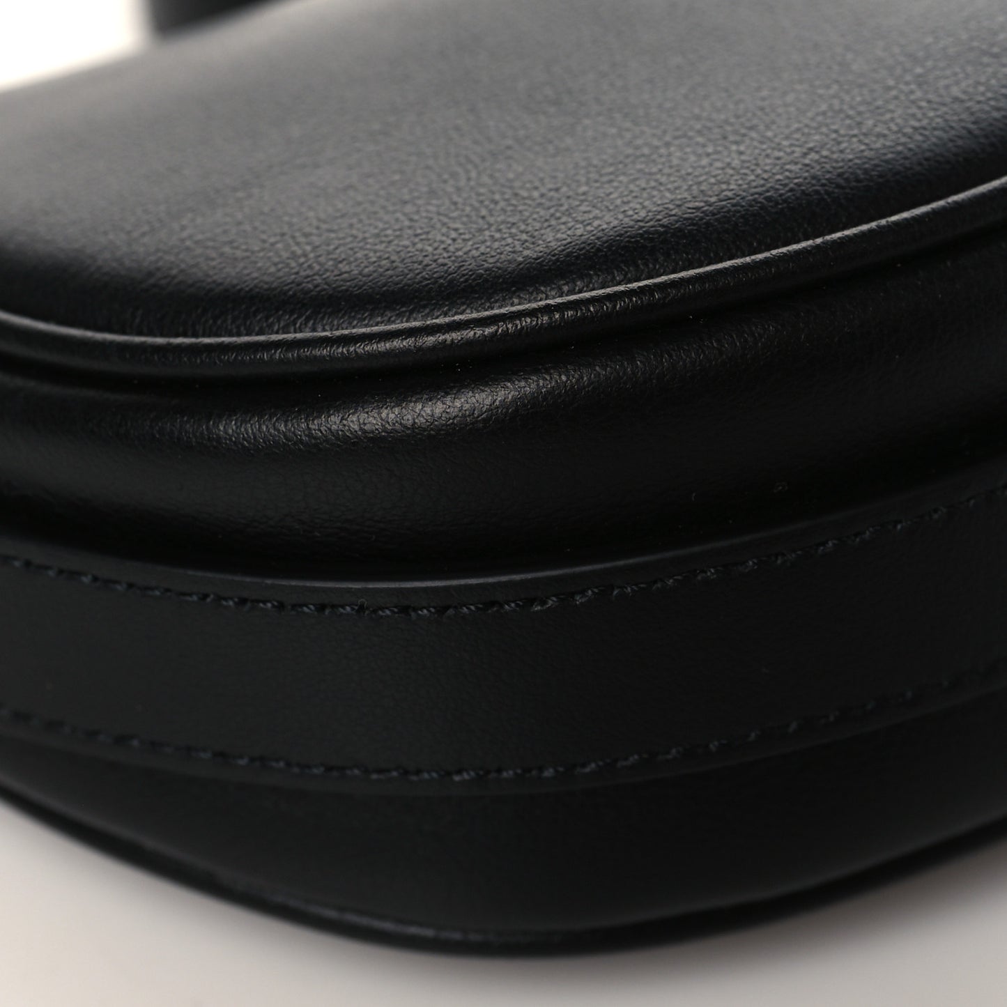 Smooth Calfskin Mini Ava Shoulder Bag Black