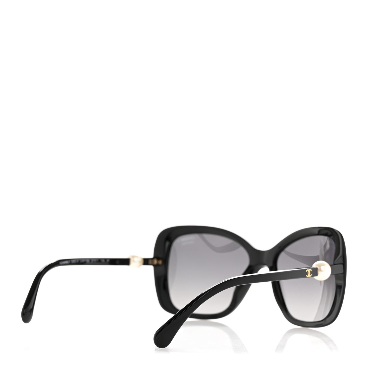 Pearl Polarized Square Sunglasses 5303-H Black